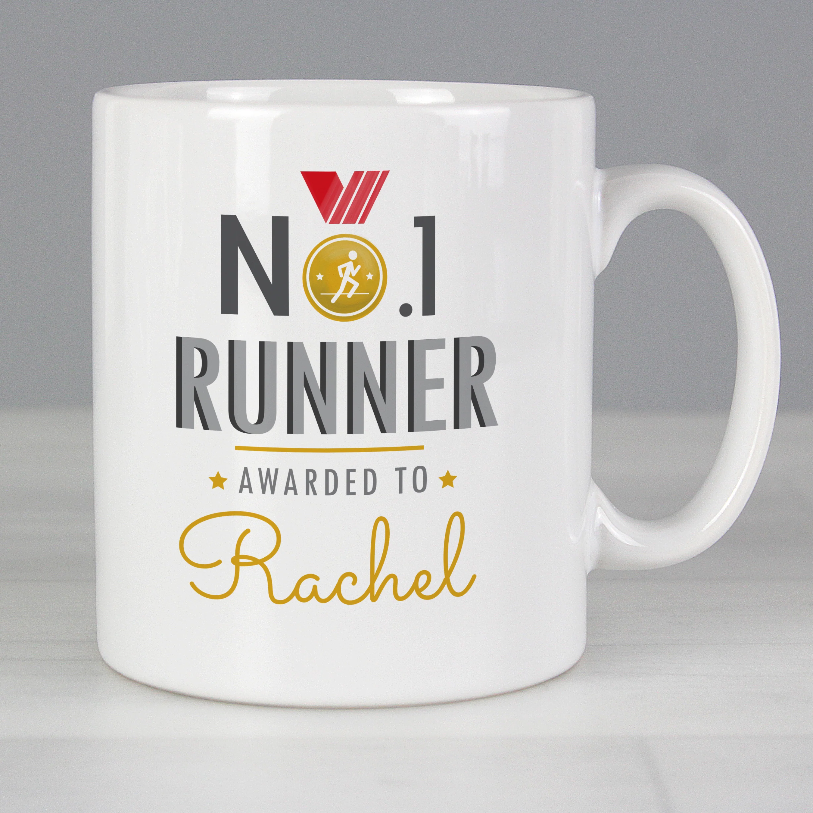Personalised No.1 Runner Mug - Image 3