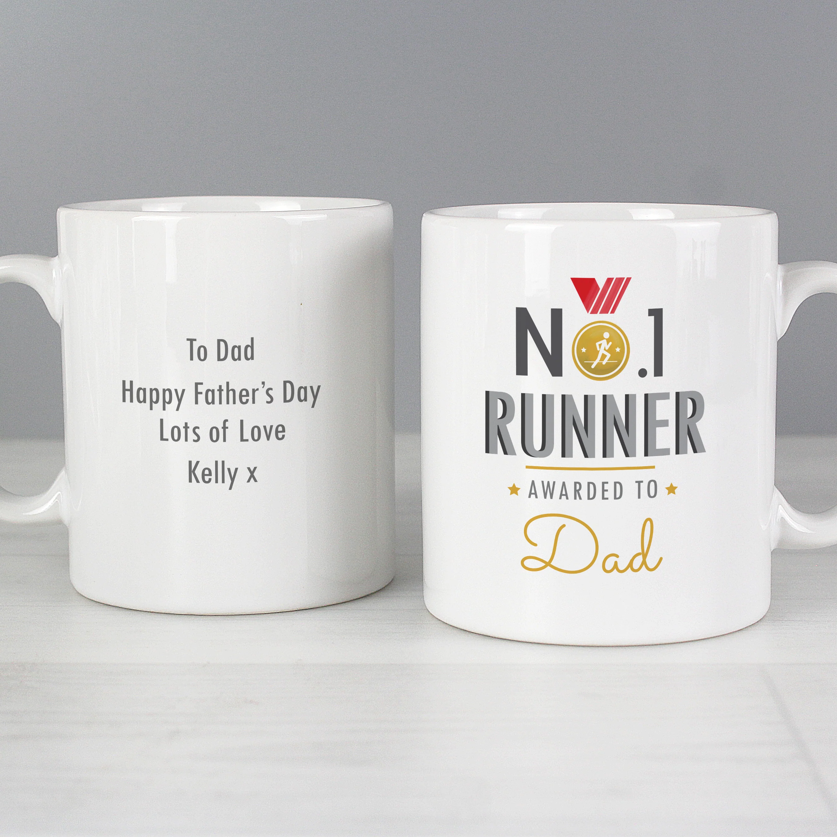 Personalised No.1 Runner Mug - Image 4