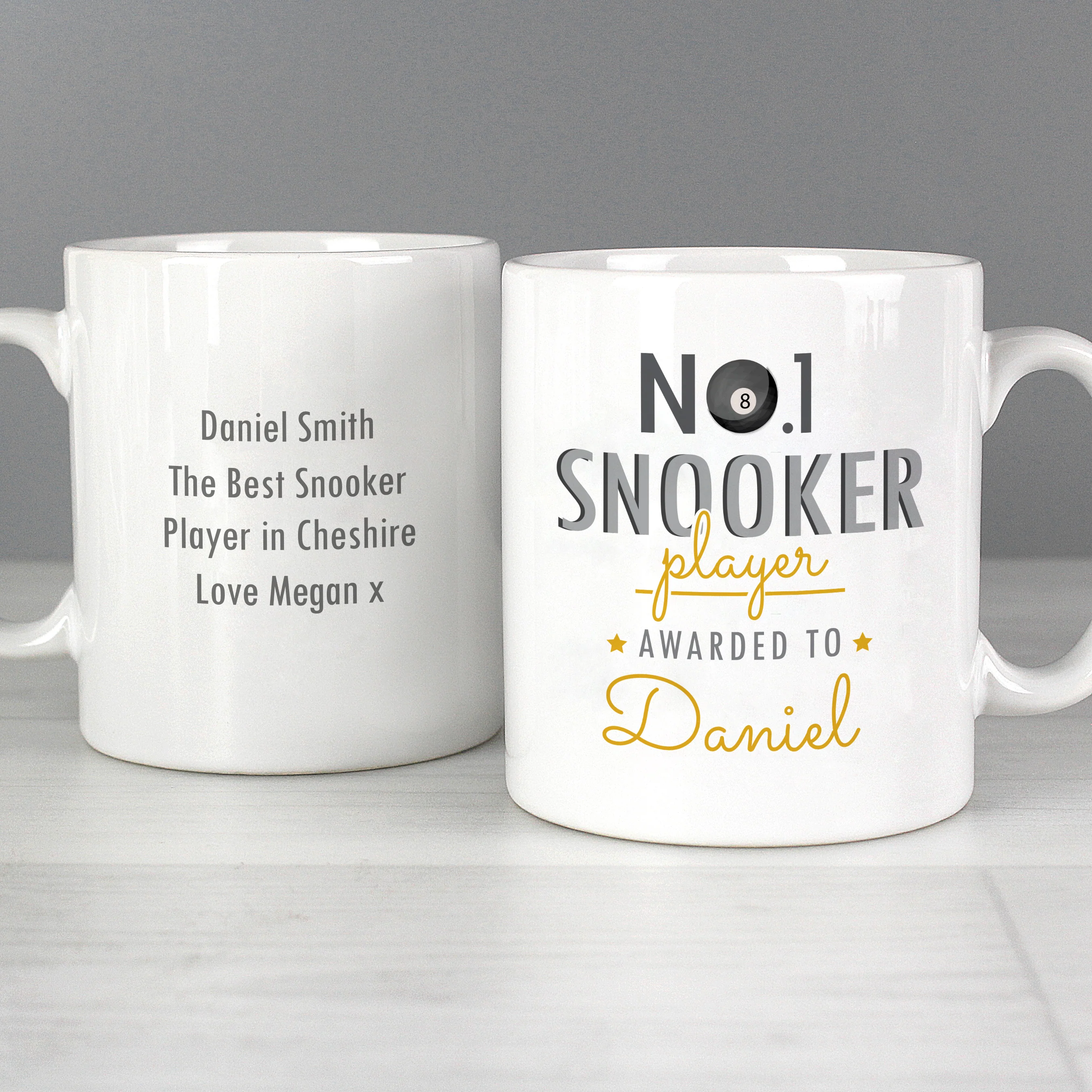 Personalised No.1 Snooker Player Mug - Image 5