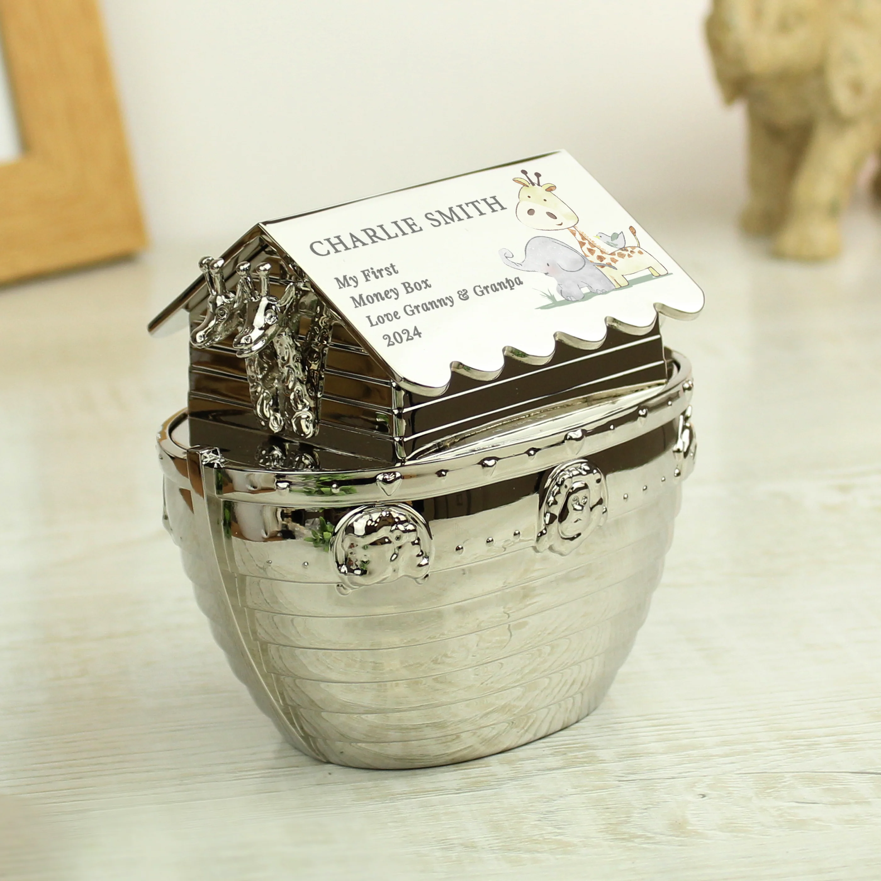 Personalised Noahs Ark Money Box - Image 3