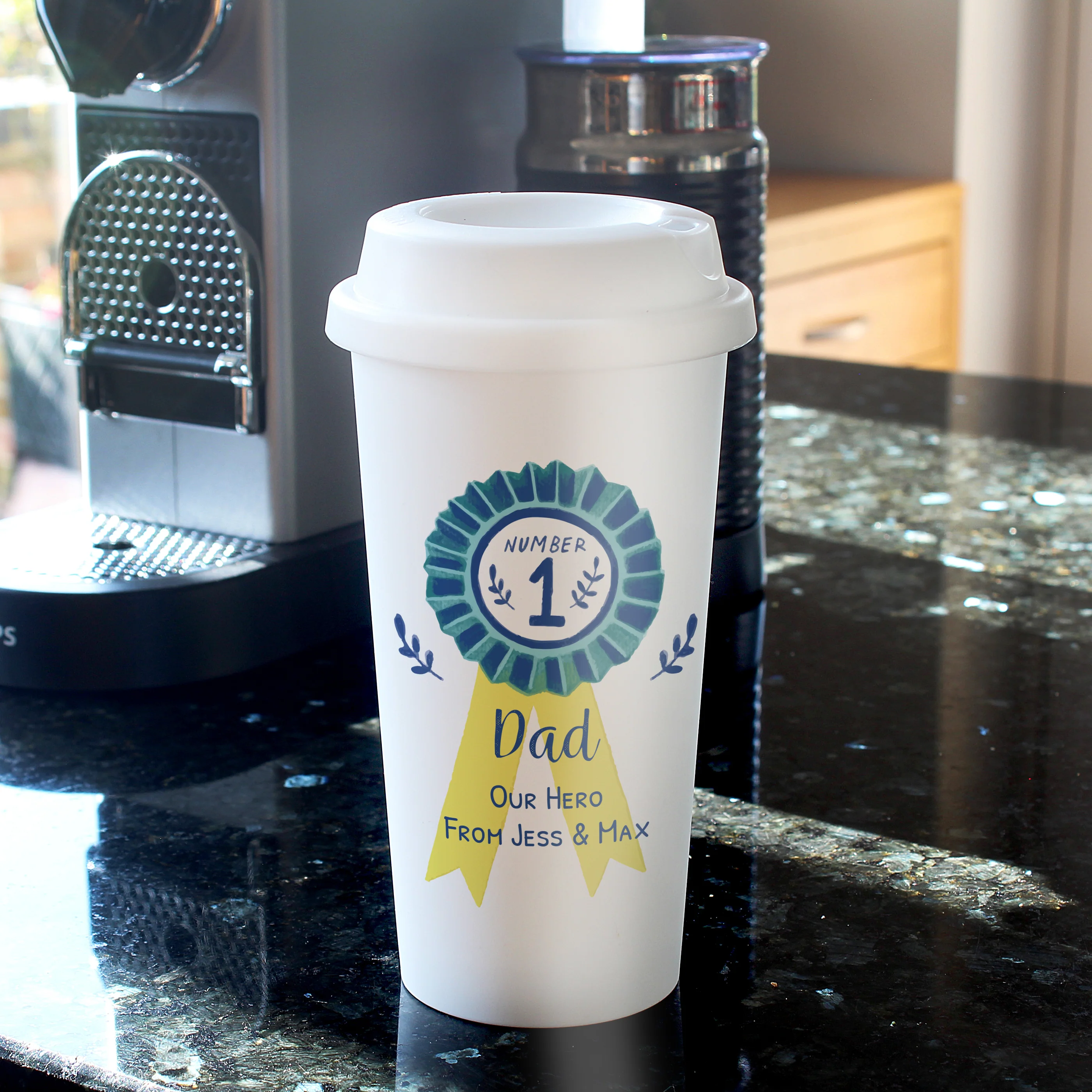 Personalised Number 1 Travel Mug - Image 4