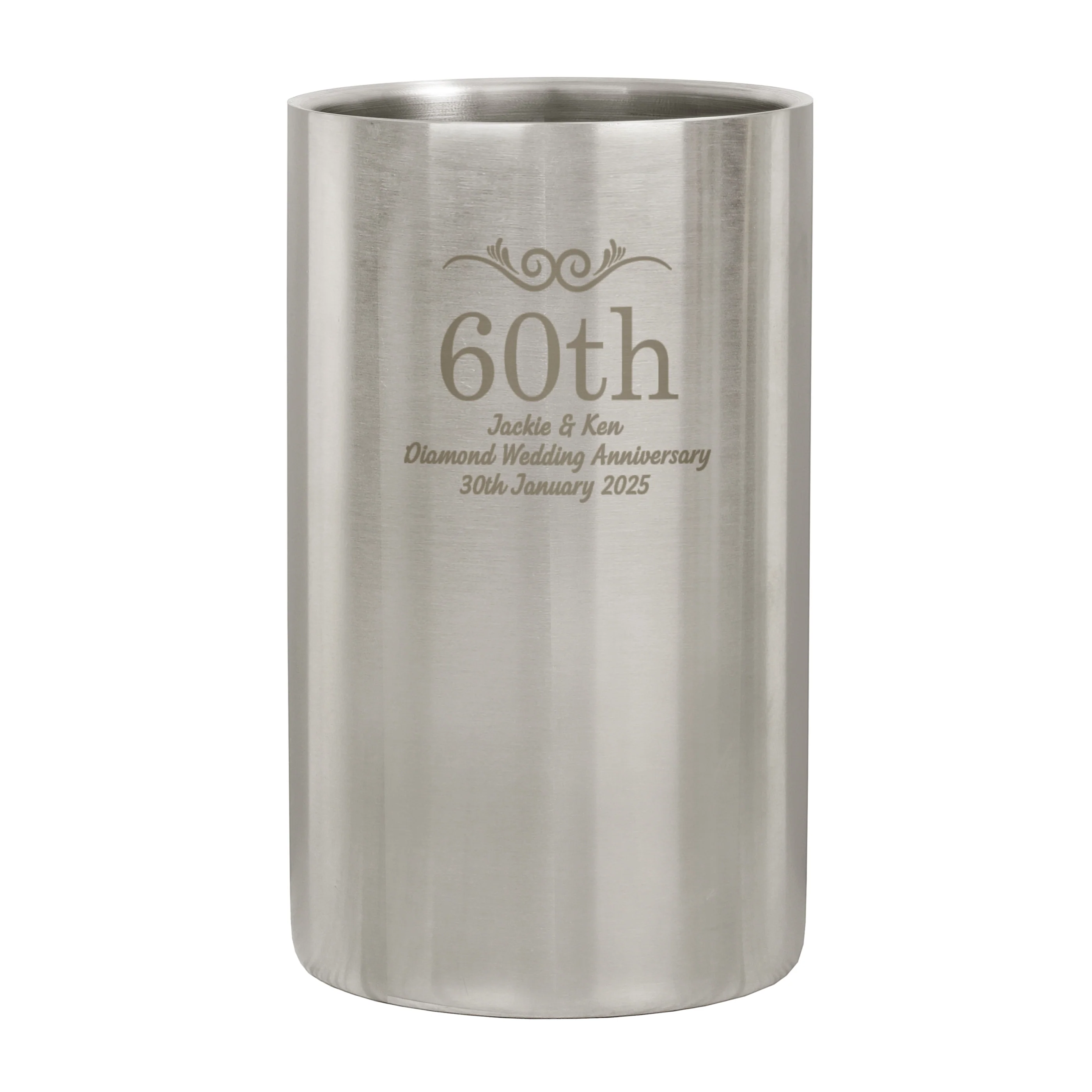 Personalised Number Frame Wine Cooler - Image 5