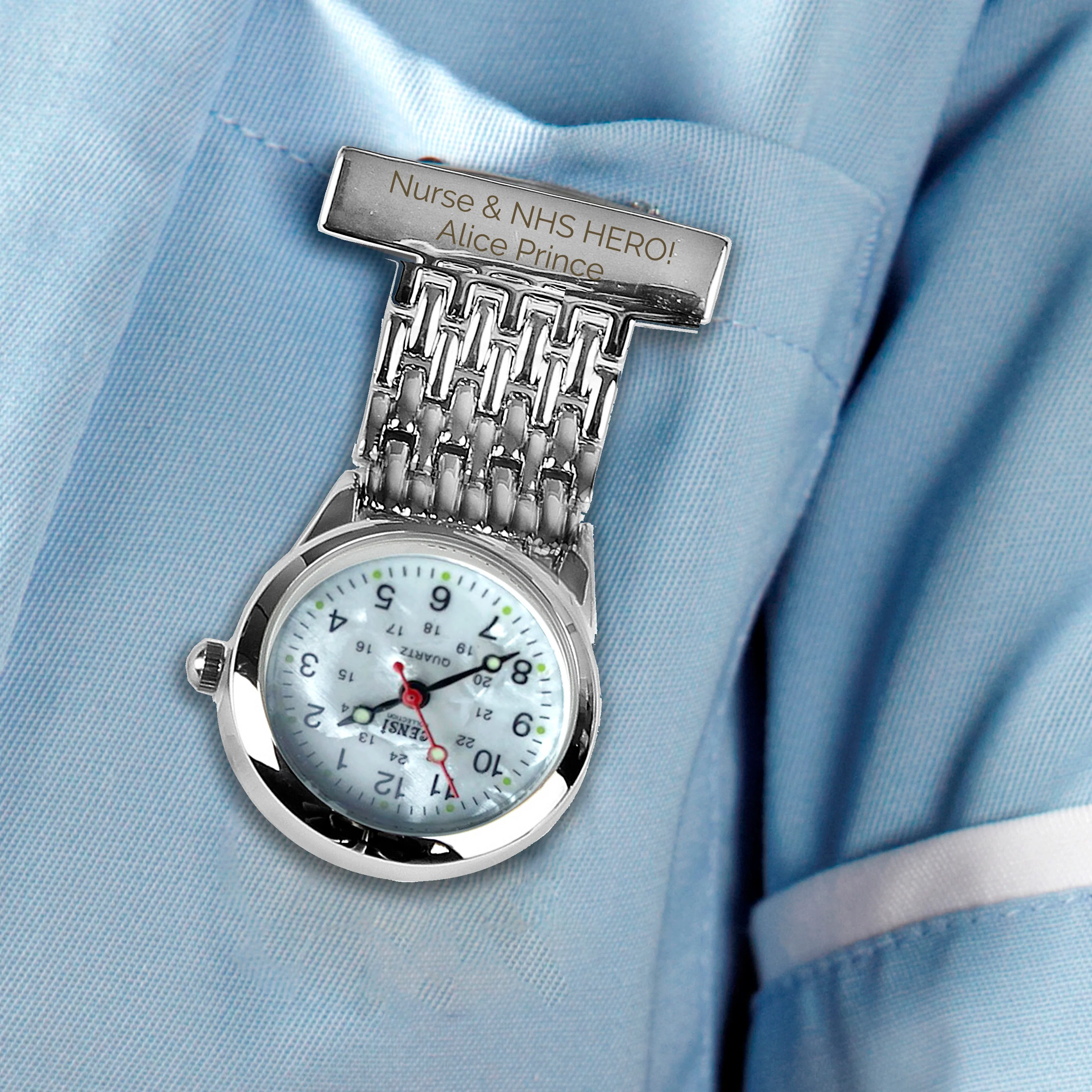 Personalised Nurse's Fob Watch - Image 5
