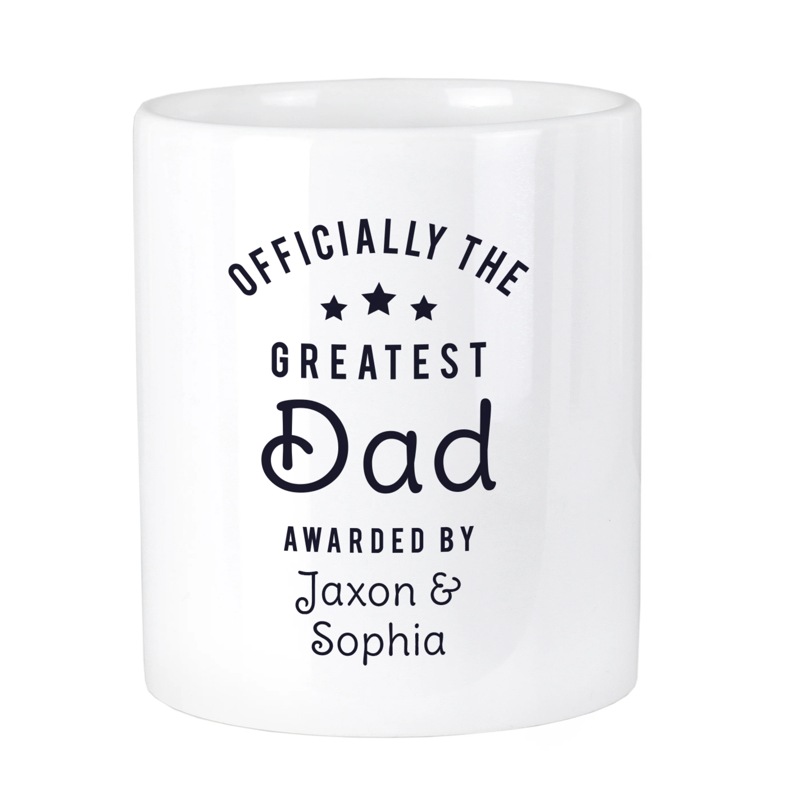 Personalised Officially The Greatest Ceramic Storage Pot - Image 5