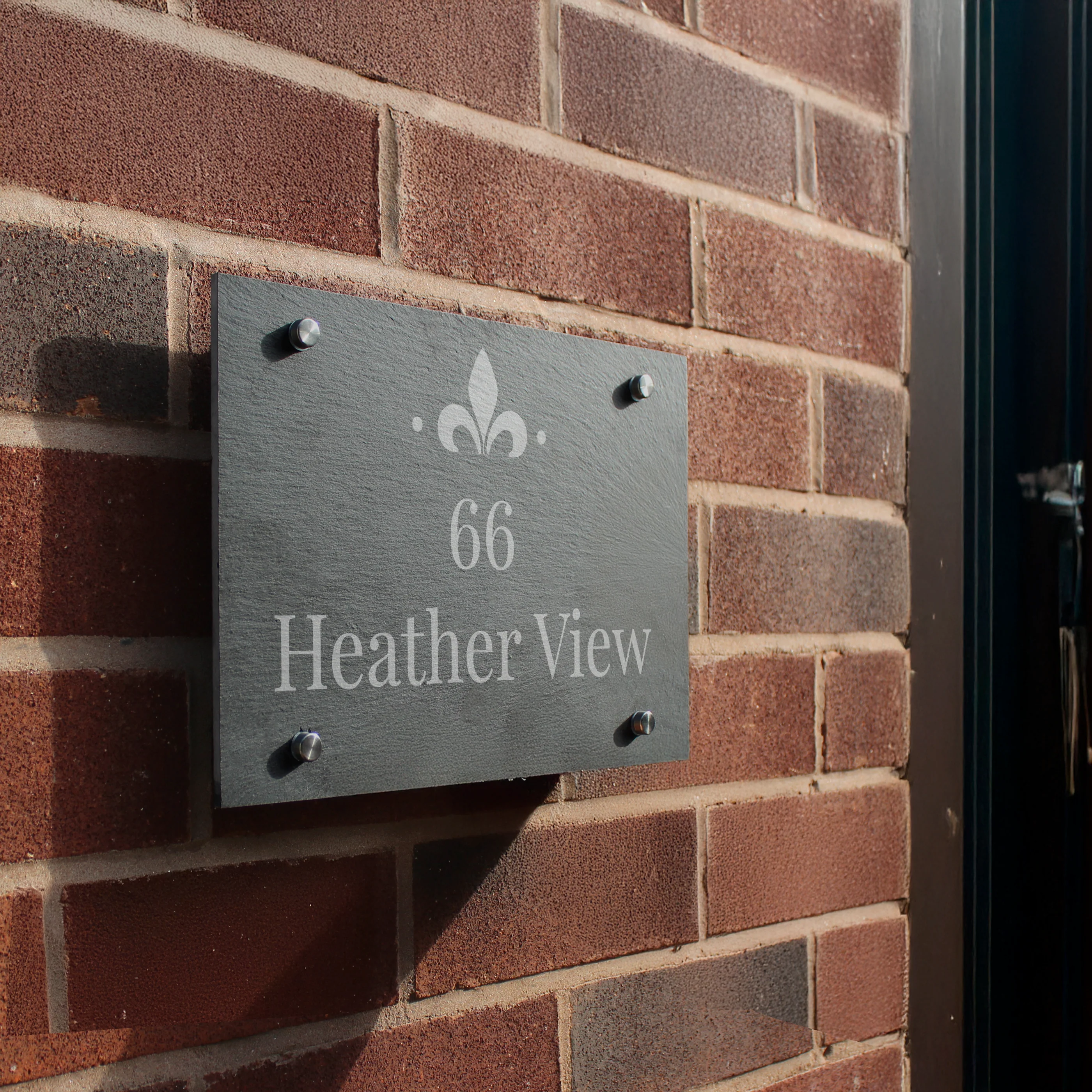 Personalised Ornate Slate House Sign - Image 3