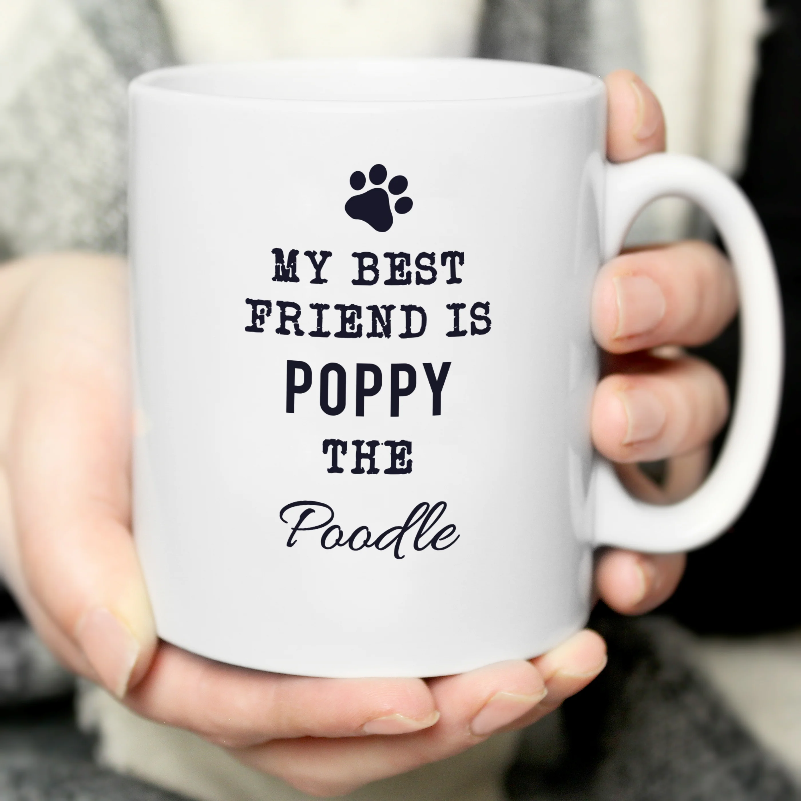 Personalised Paw Print Dog Breed Mug - Image 7