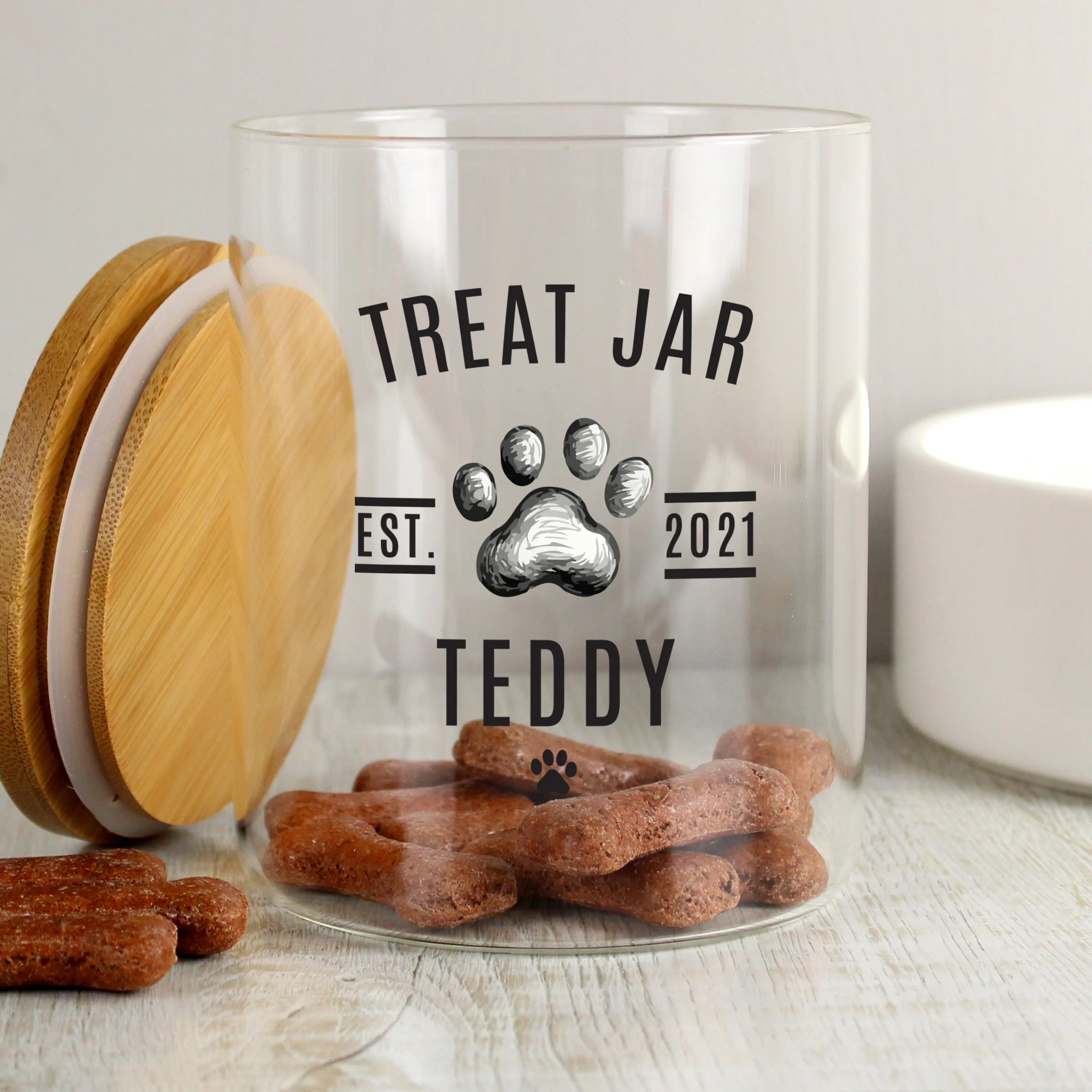 Personalised Pet Treats Glass Jar - Image 4