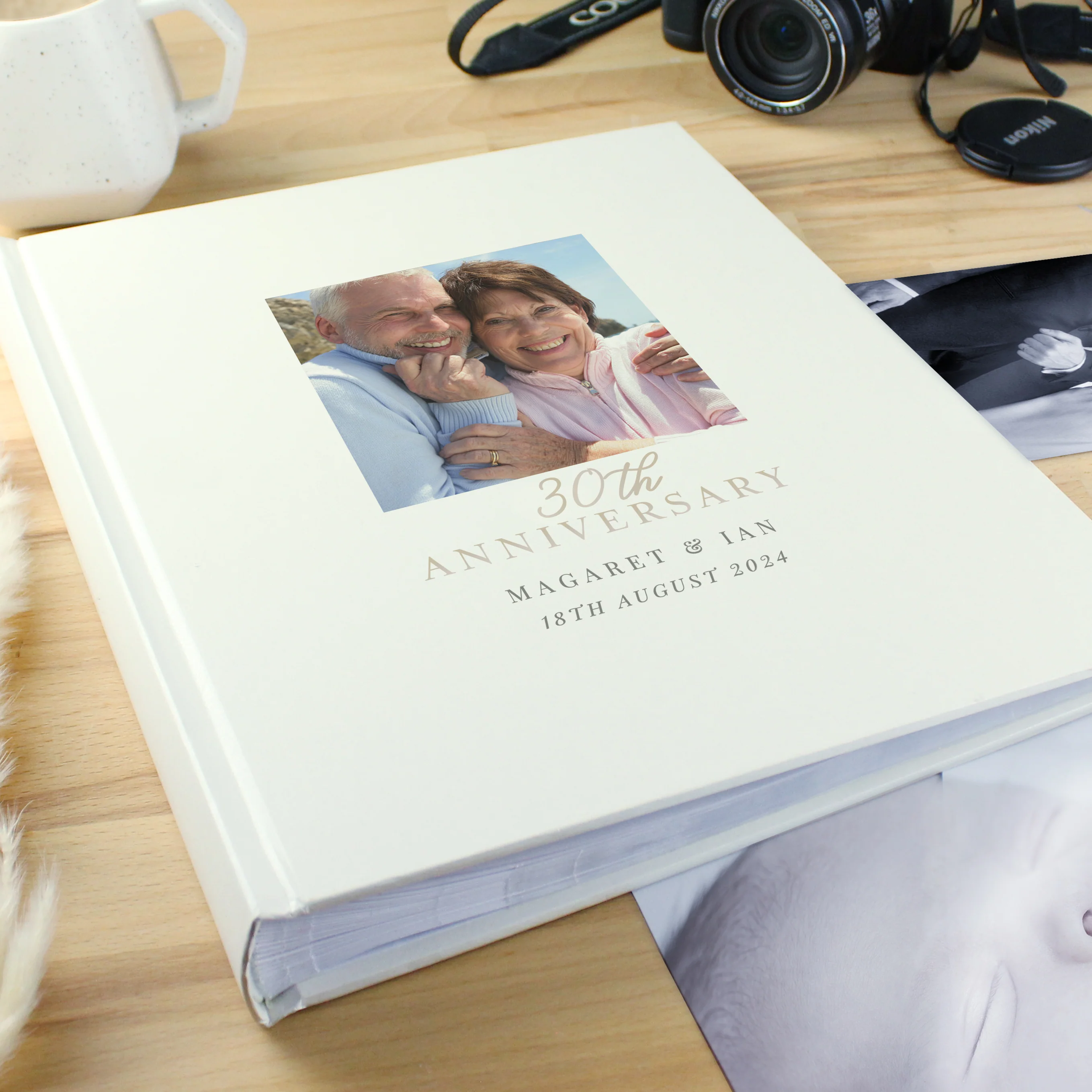 Personalised Photo Upload 30th Anniversary Traditional Photo Album - Image 2