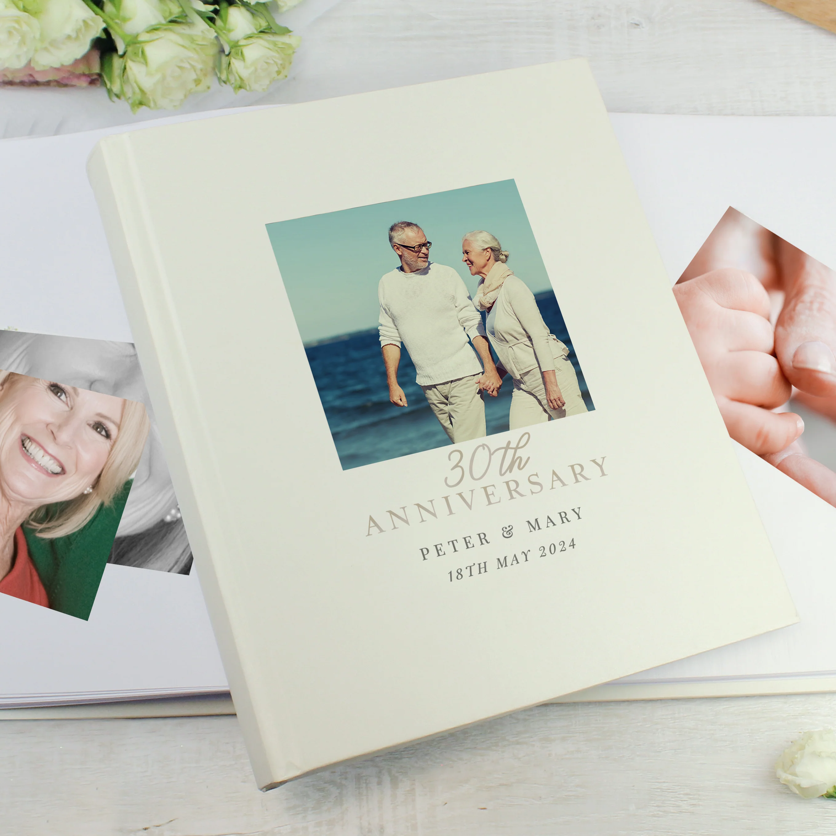 Personalised Photo Upload 30th Anniversary Traditional Photo Album - Image 3