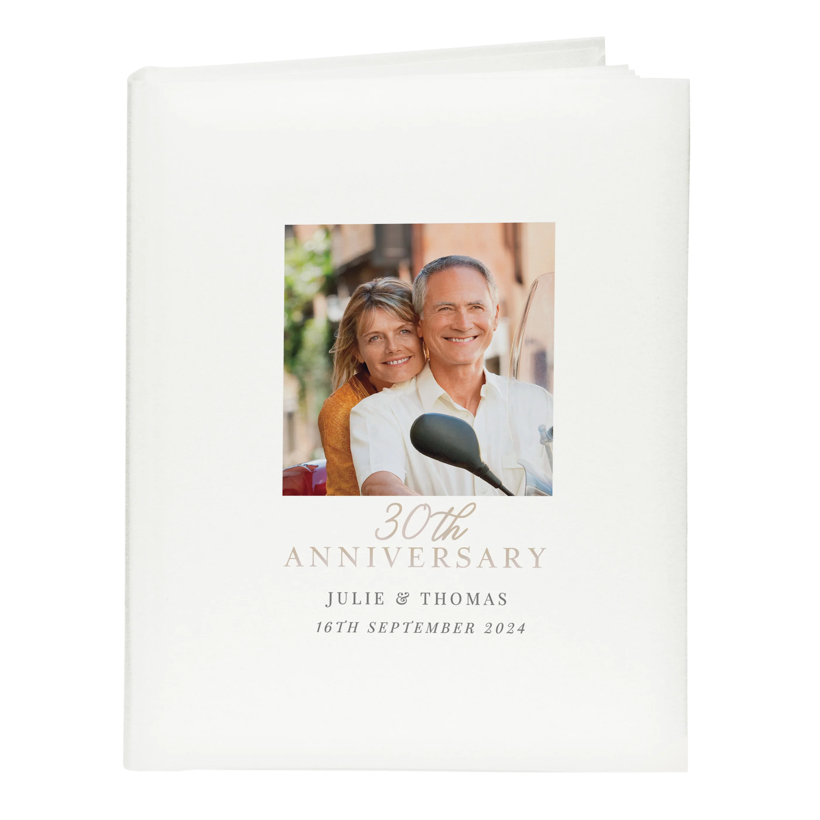 Personalised Photo Upload 30th Anniversary Traditional Photo Album - Image 5