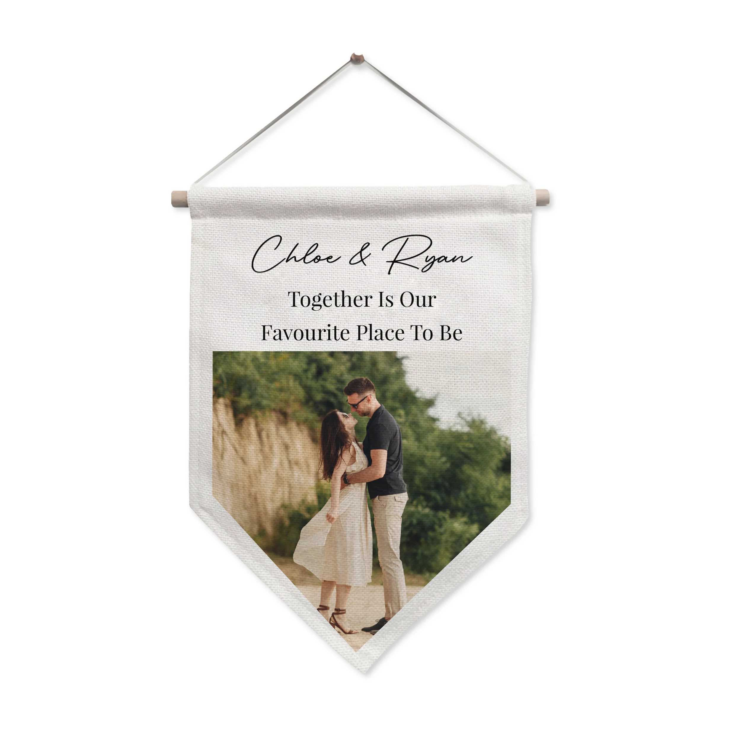 Personalised Photo Upload Banner Wall Art - Image 5