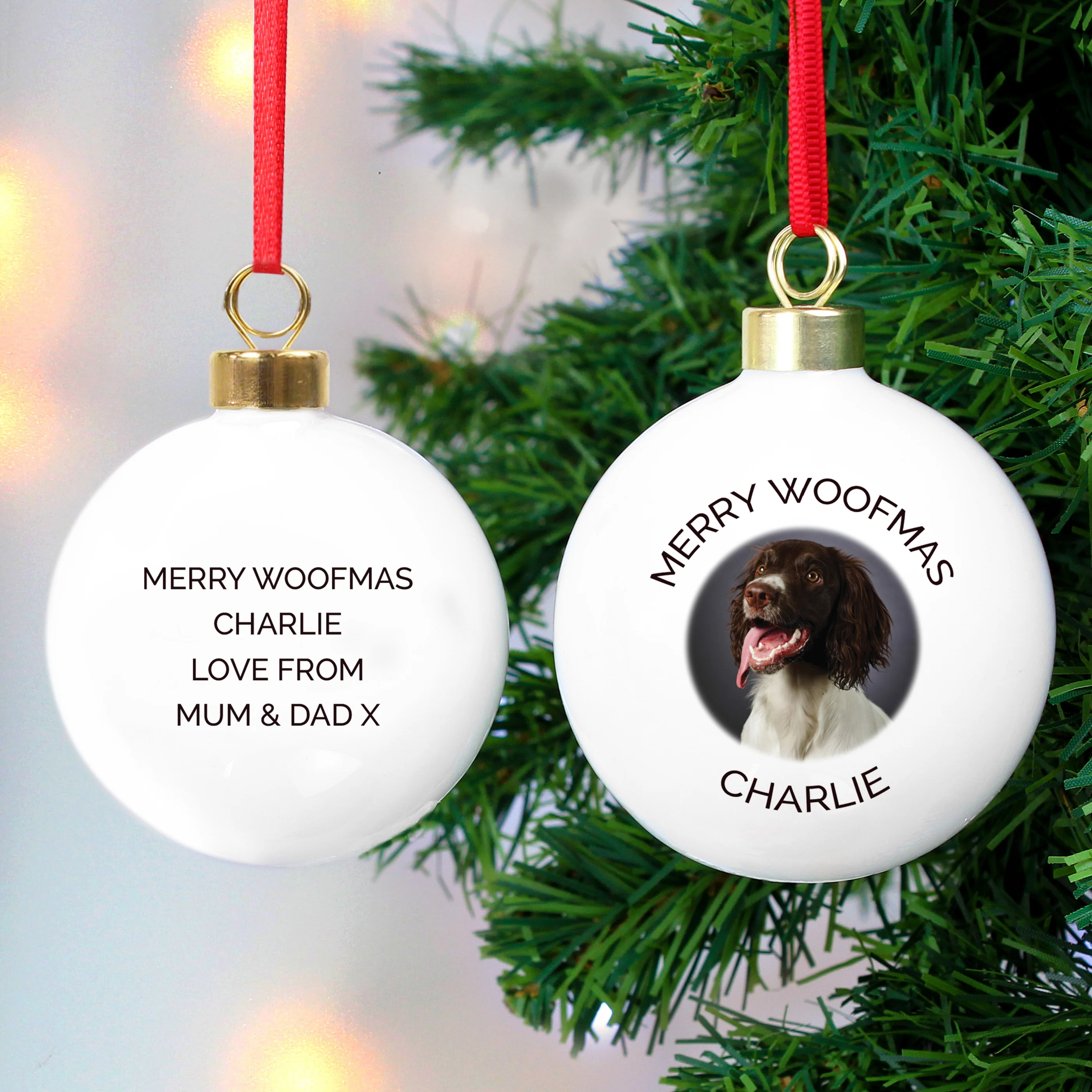 Personalised Photo Upload Bauble - Image 2