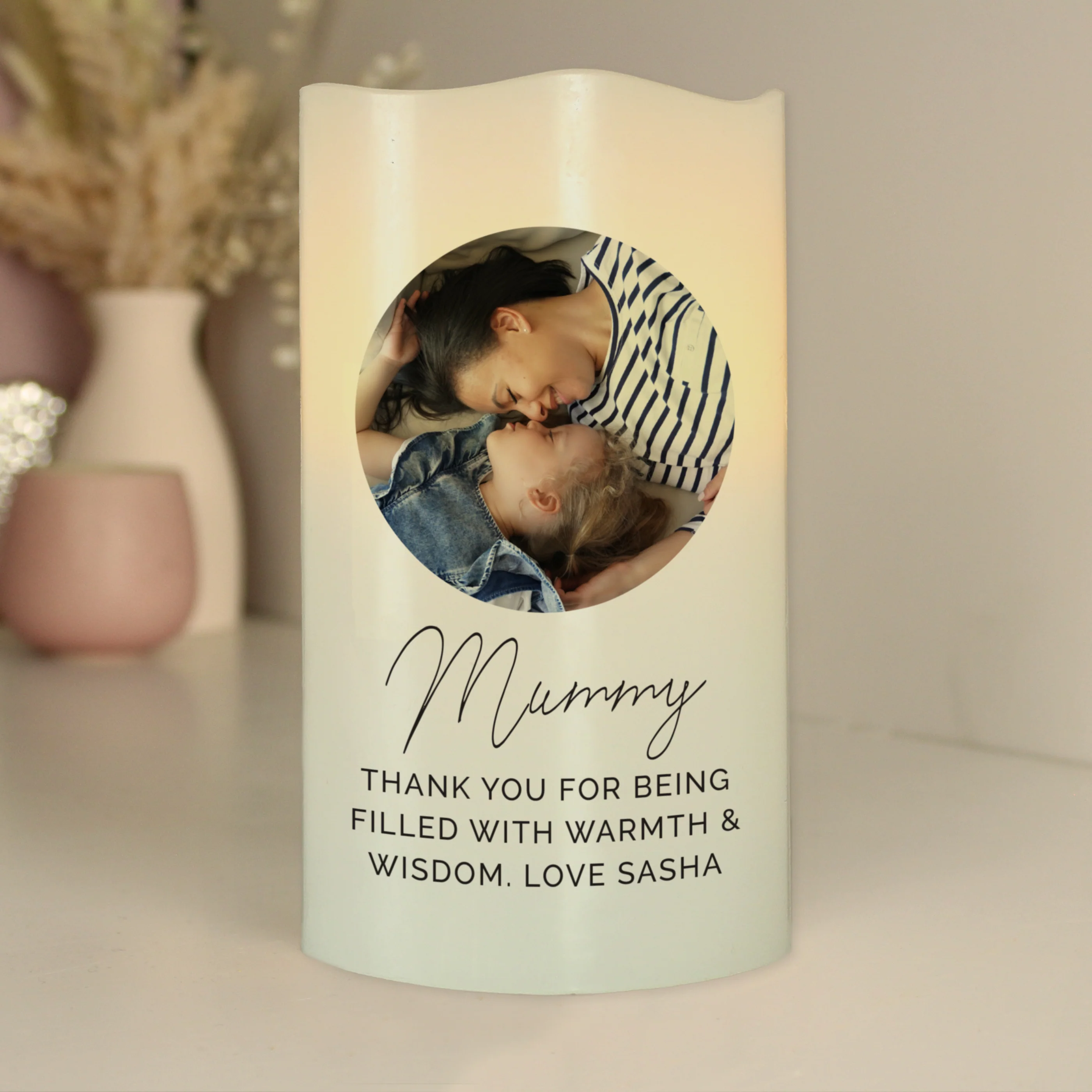 Personalised Photo Upload LED Candle - Image 8