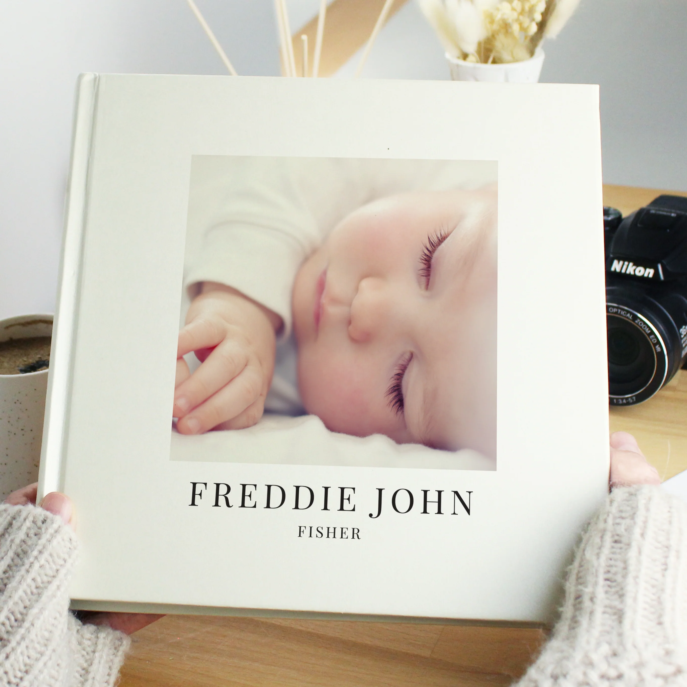 Personalised Photo Upload Square Photo Album - Image 3