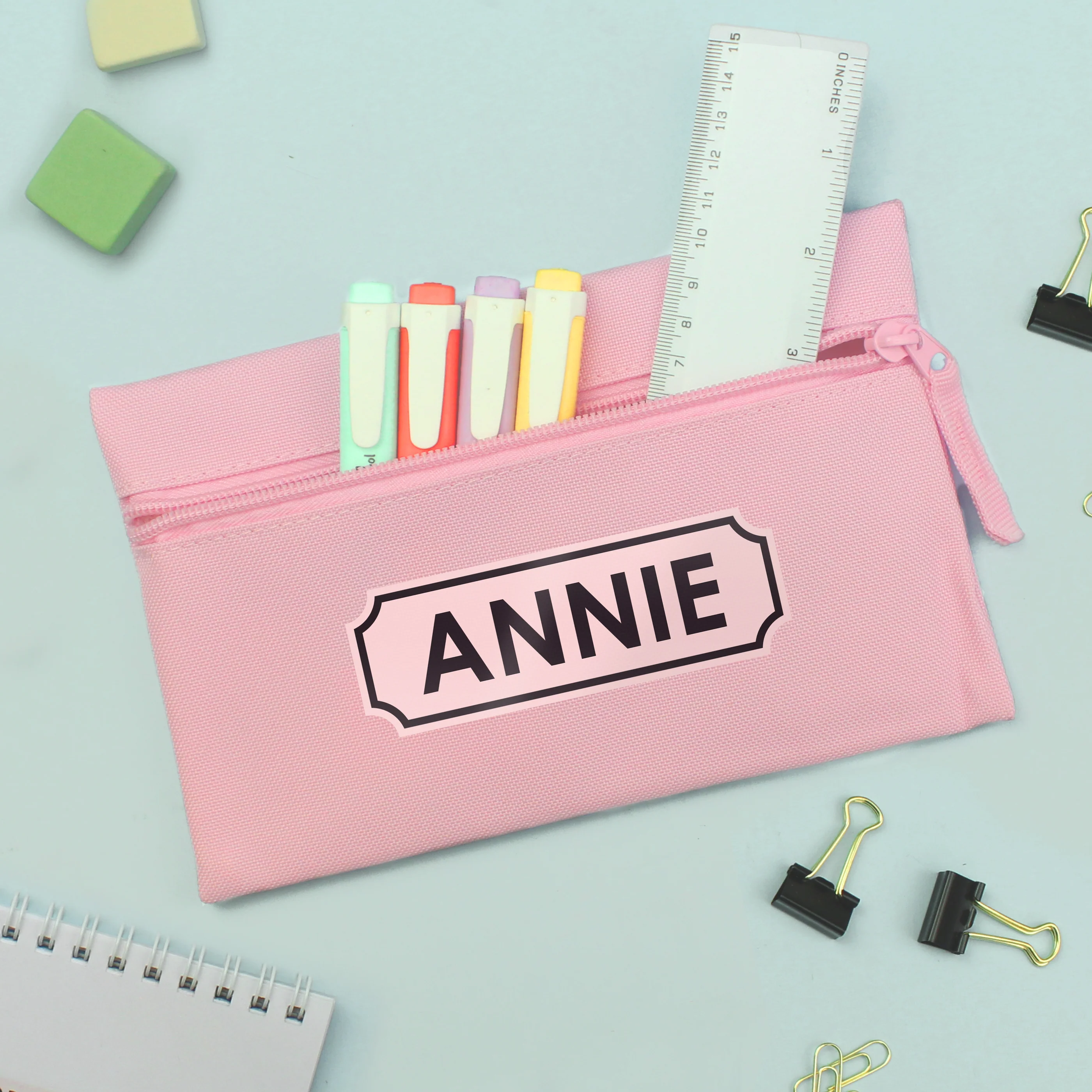 Personalised Pink Pencil Case - Image 4