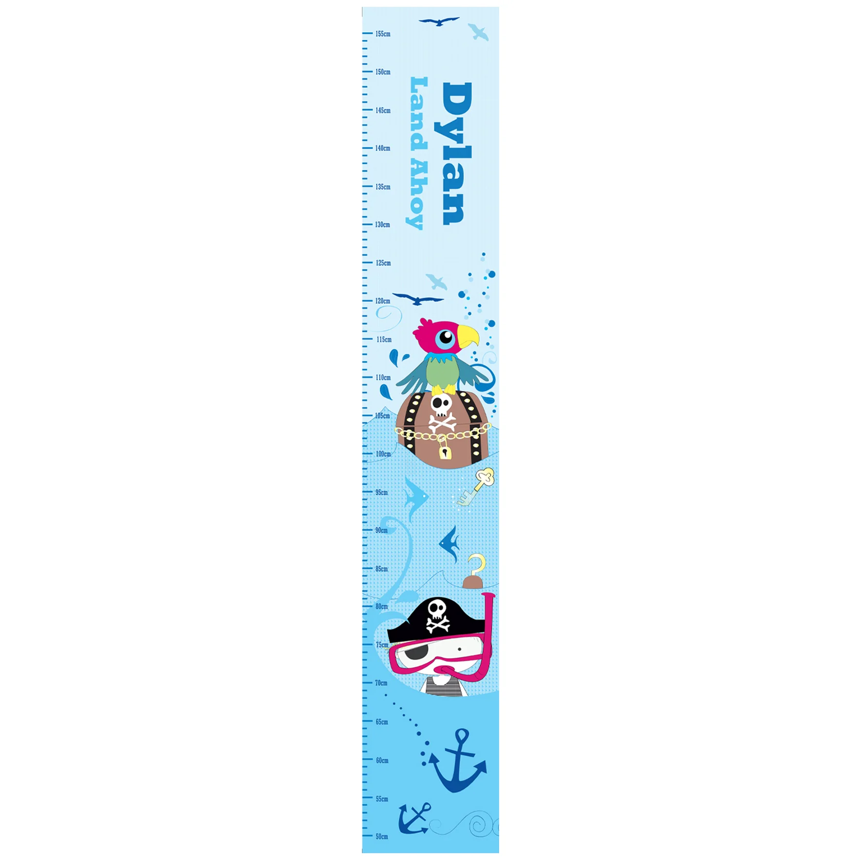 Personalised Pirate Height Chart - Image 2