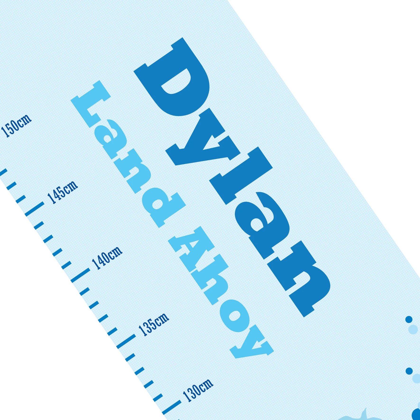 Personalised Pirate Height Chart - Image 5
