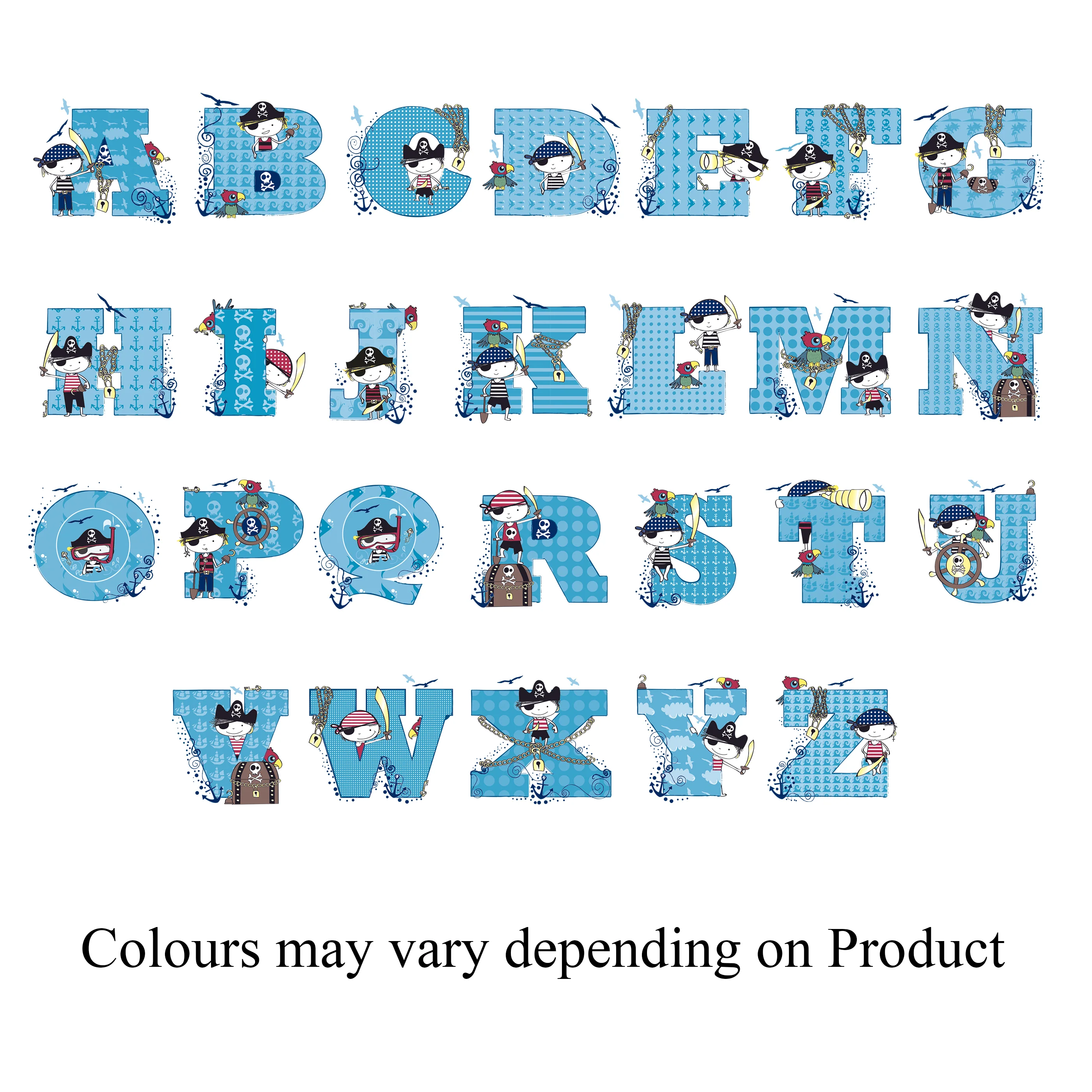 Personalised Pirate Height Chart - Image 7