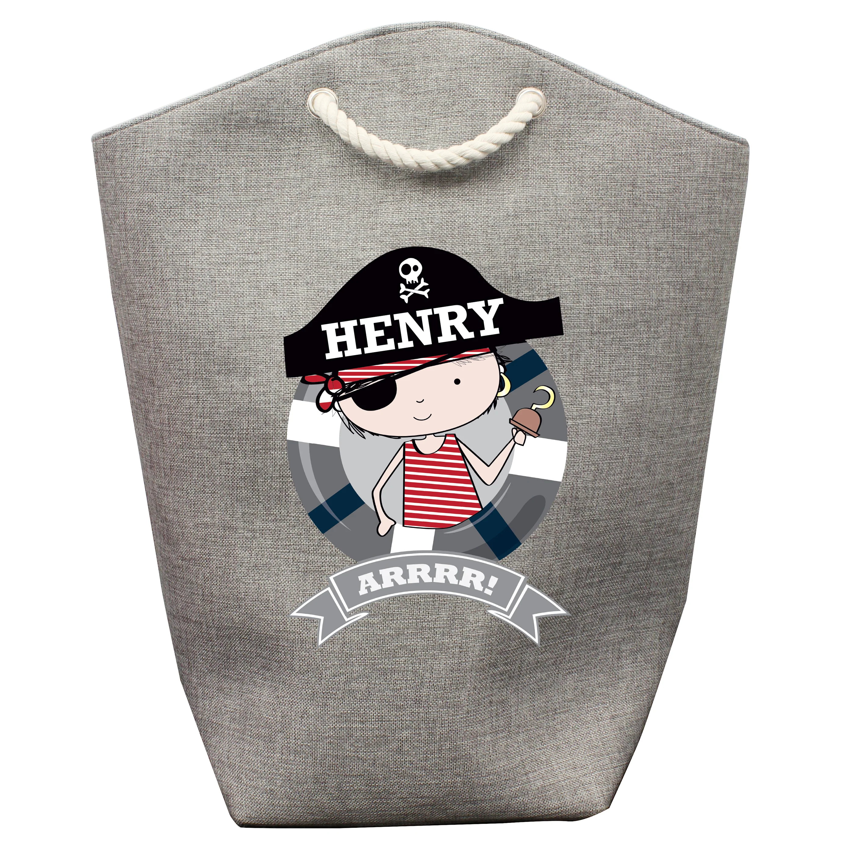 Personalised Pirate Storage Bag - Image 2