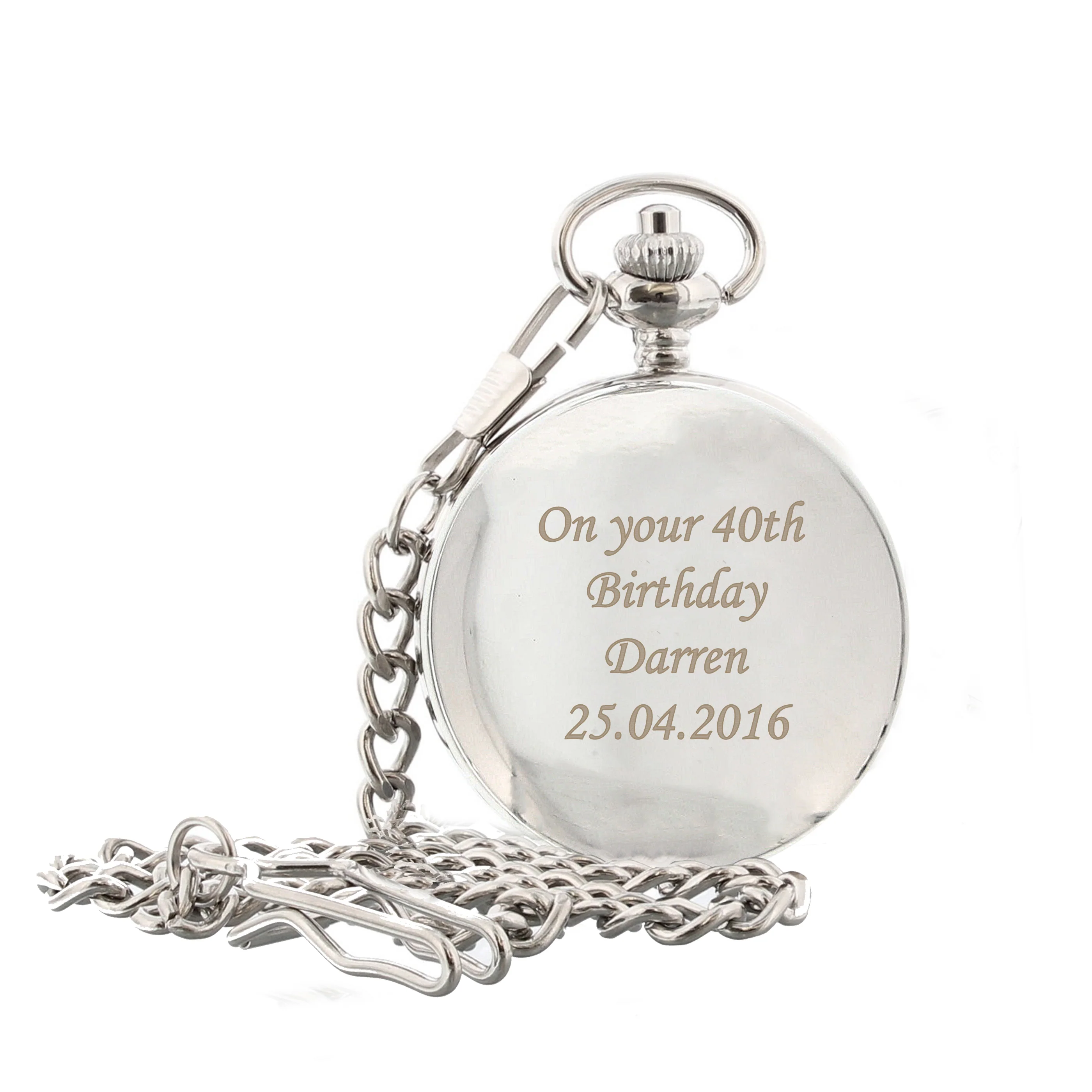 Personalised Pocket Fob Watch - Image 4