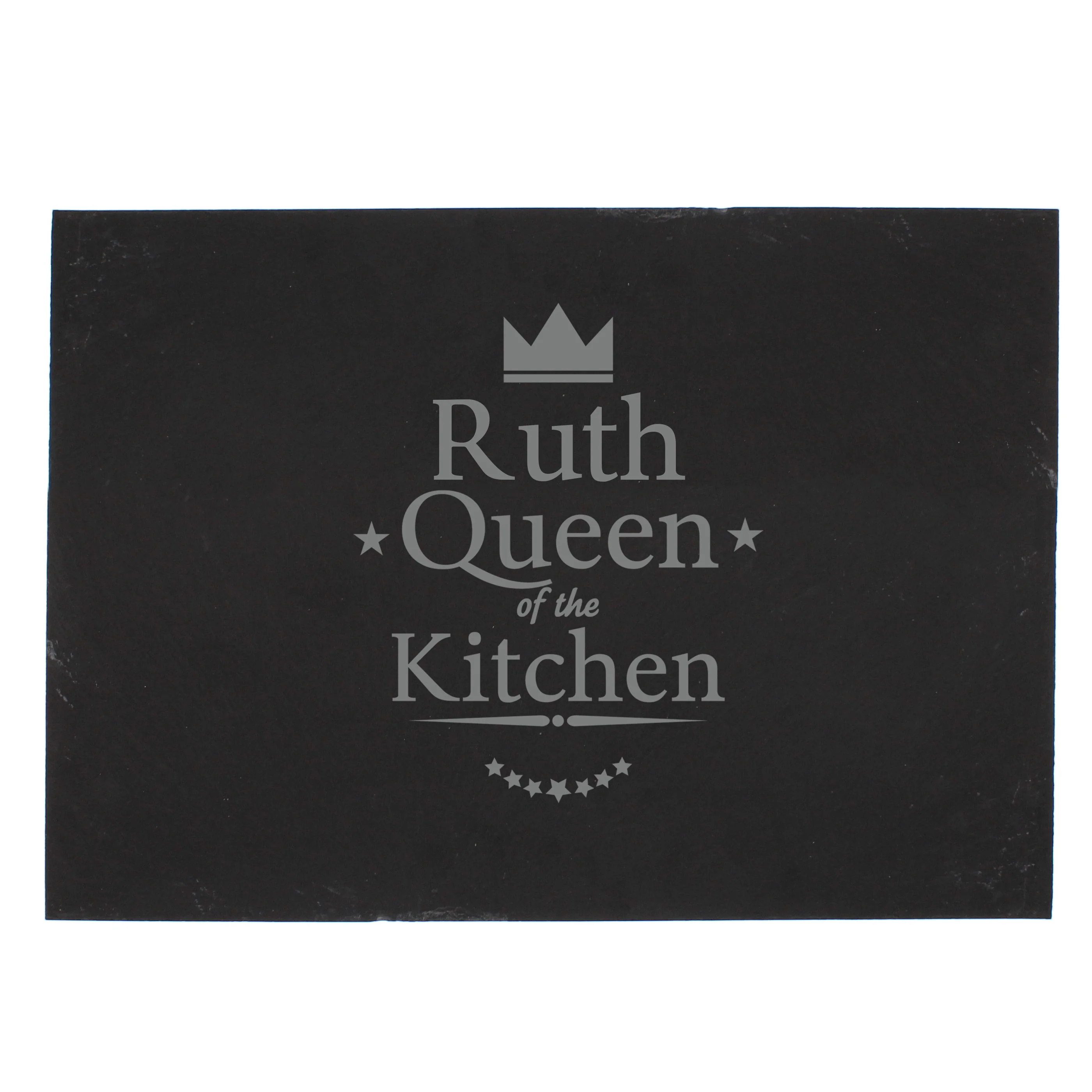 Personalised Queen of the Kitchen Slate Placemat - Image 2