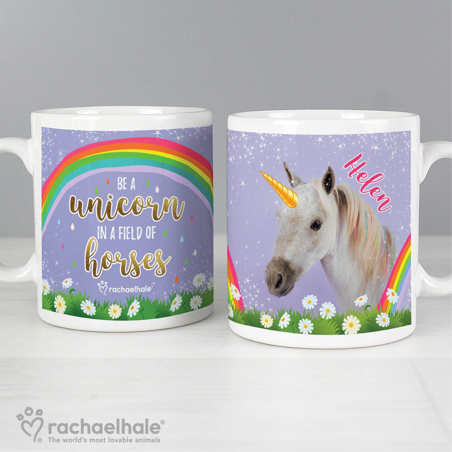 Personalised Rachael Hale Unicorn Mug - Image 4