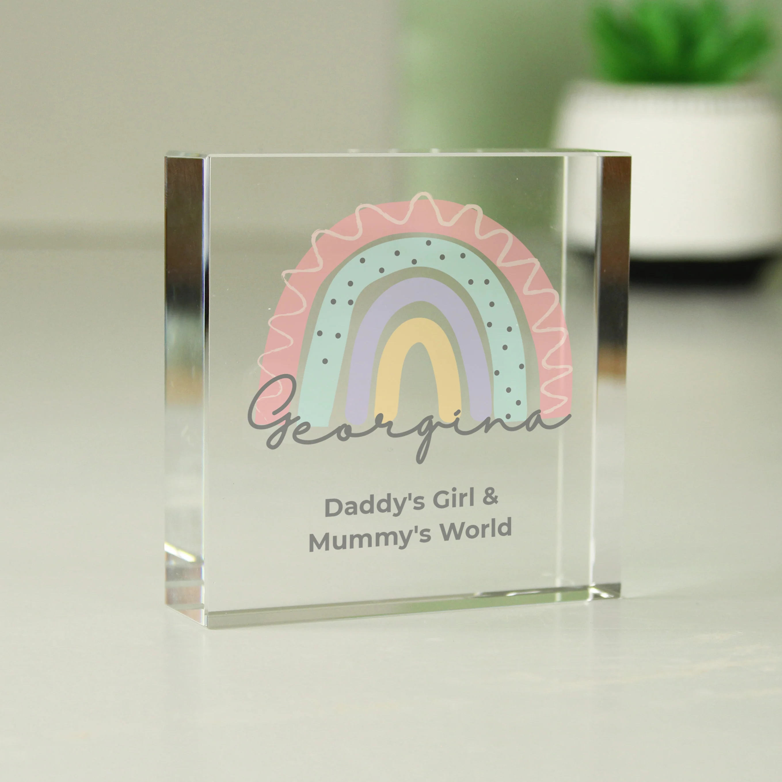 Personalised Rainbow Crystal Token - Image 2