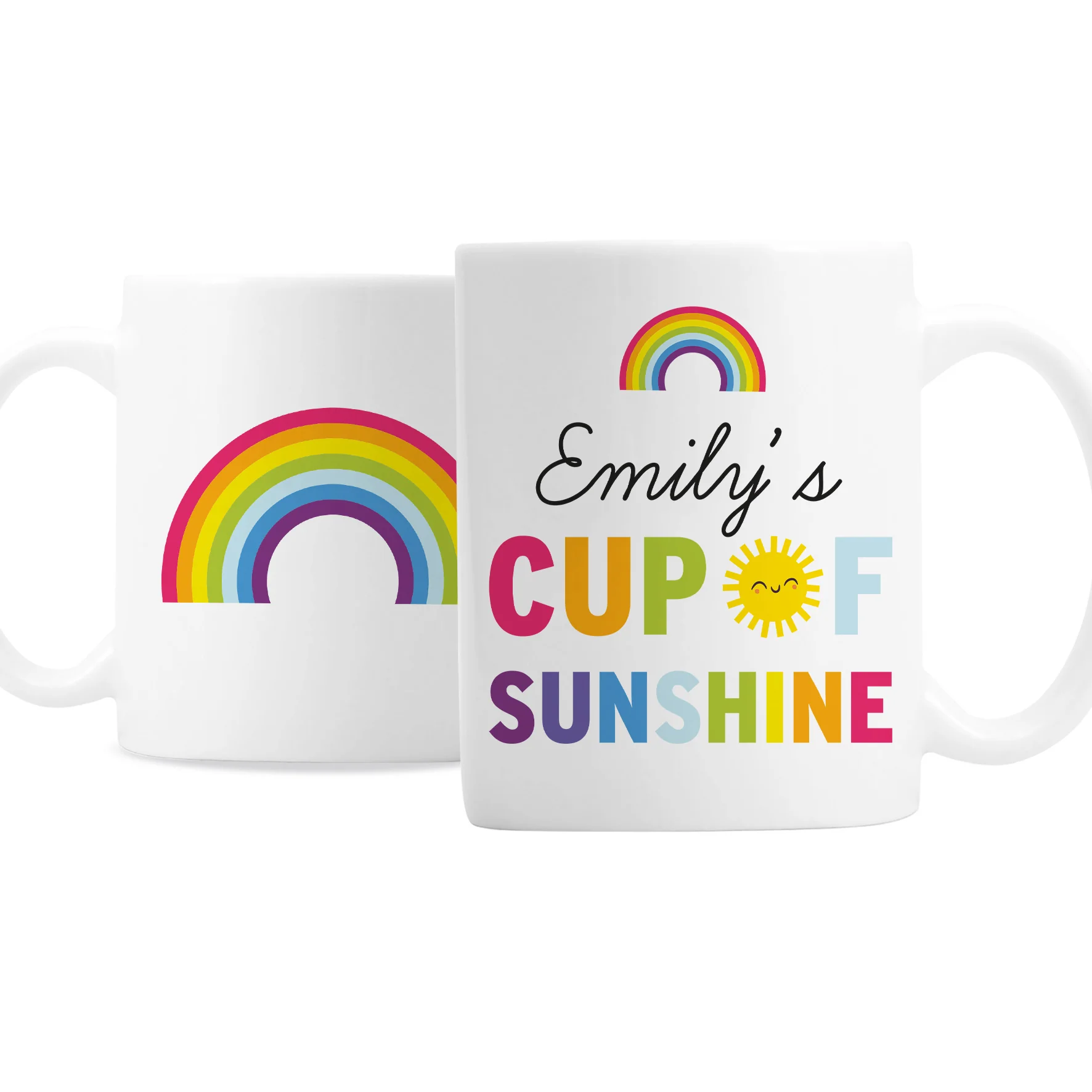 Personalised Rainbow Cup of Sunshine Mug - Image 2