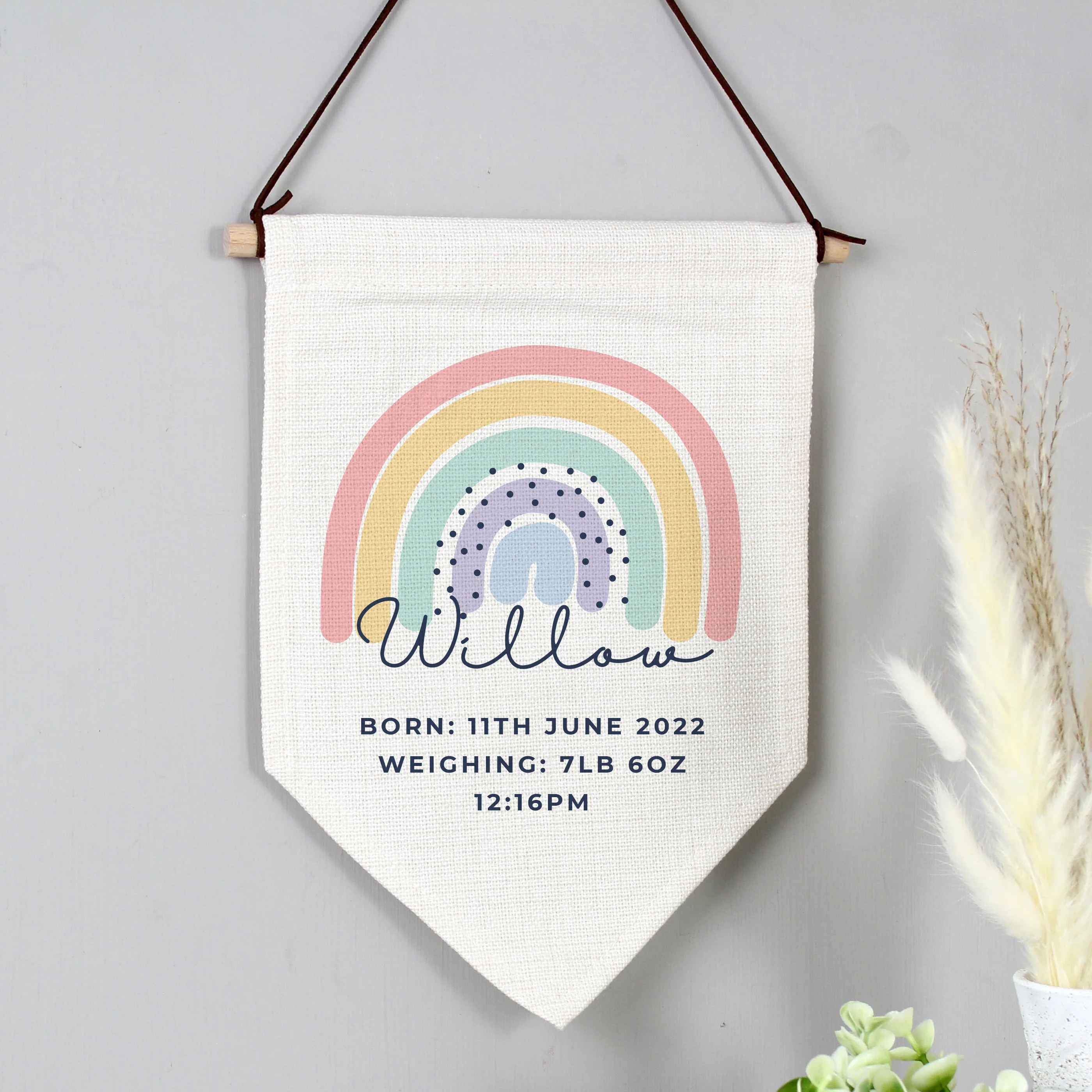 Personalised Rainbow Hanging Banner - Image 4