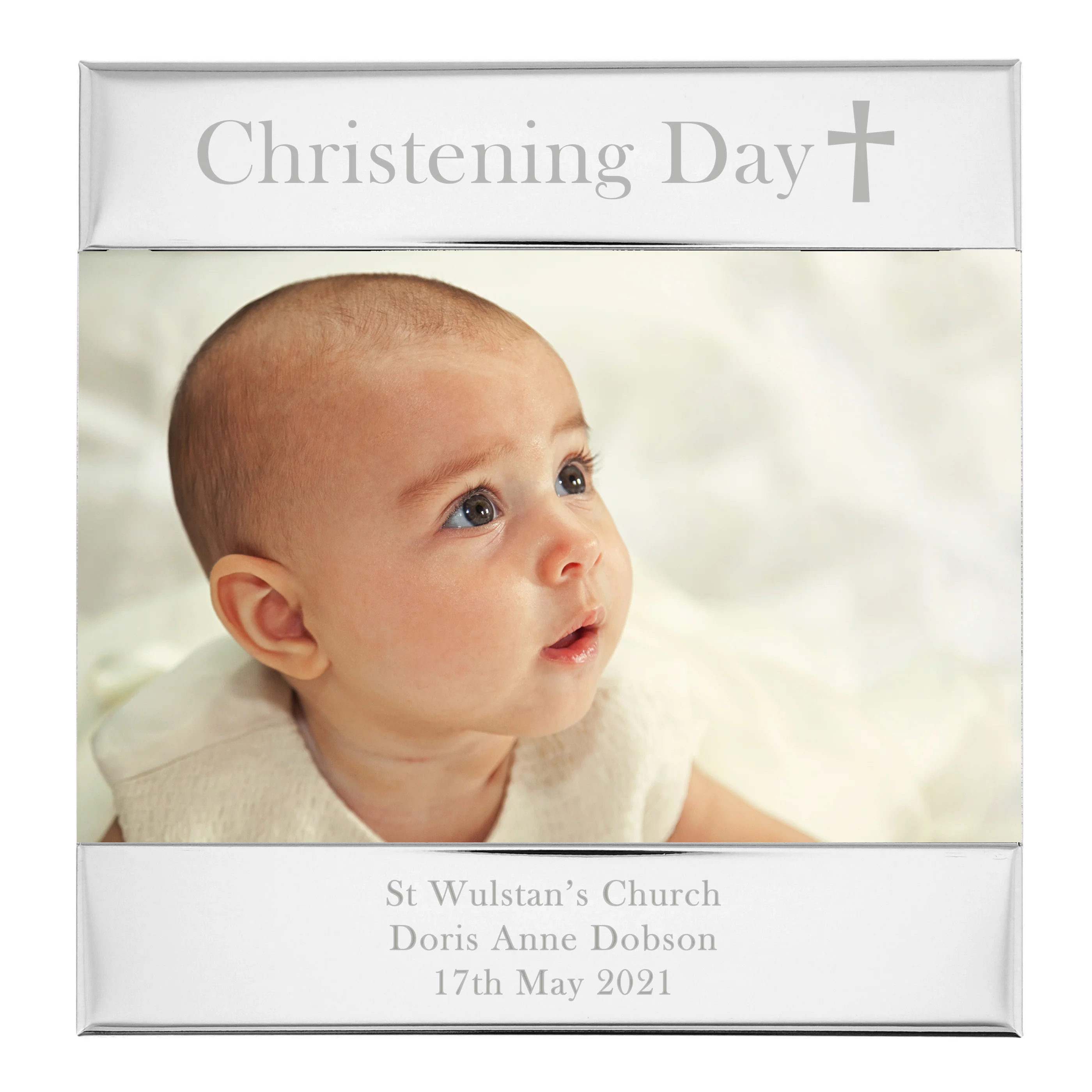 Personalised Religious Cross 6x4 Photo Frame - Image 2