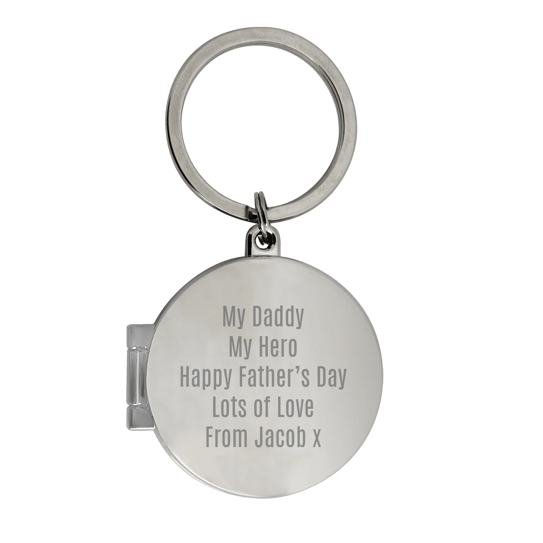 Personalised Round Photo keyring - Image 2