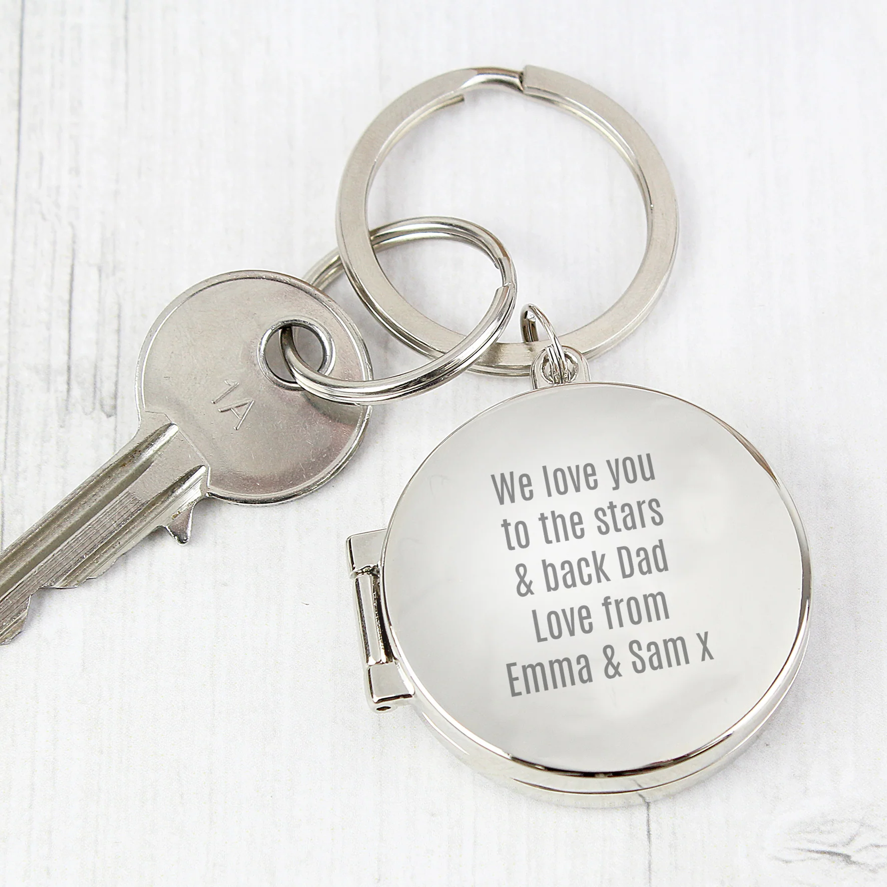 Personalised Round Photo keyring - Image 5