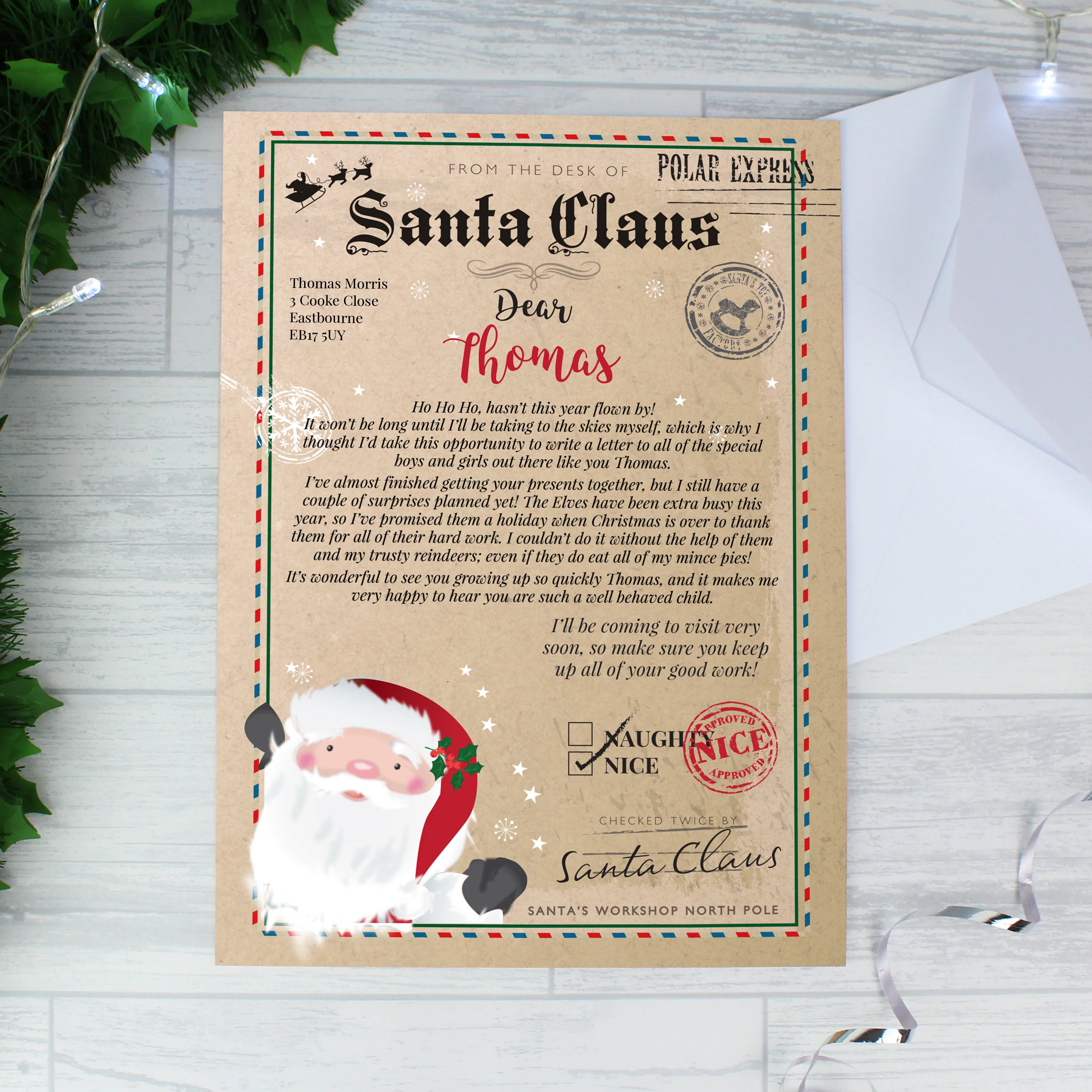 Personalised Santa Claus Letter - Image 3