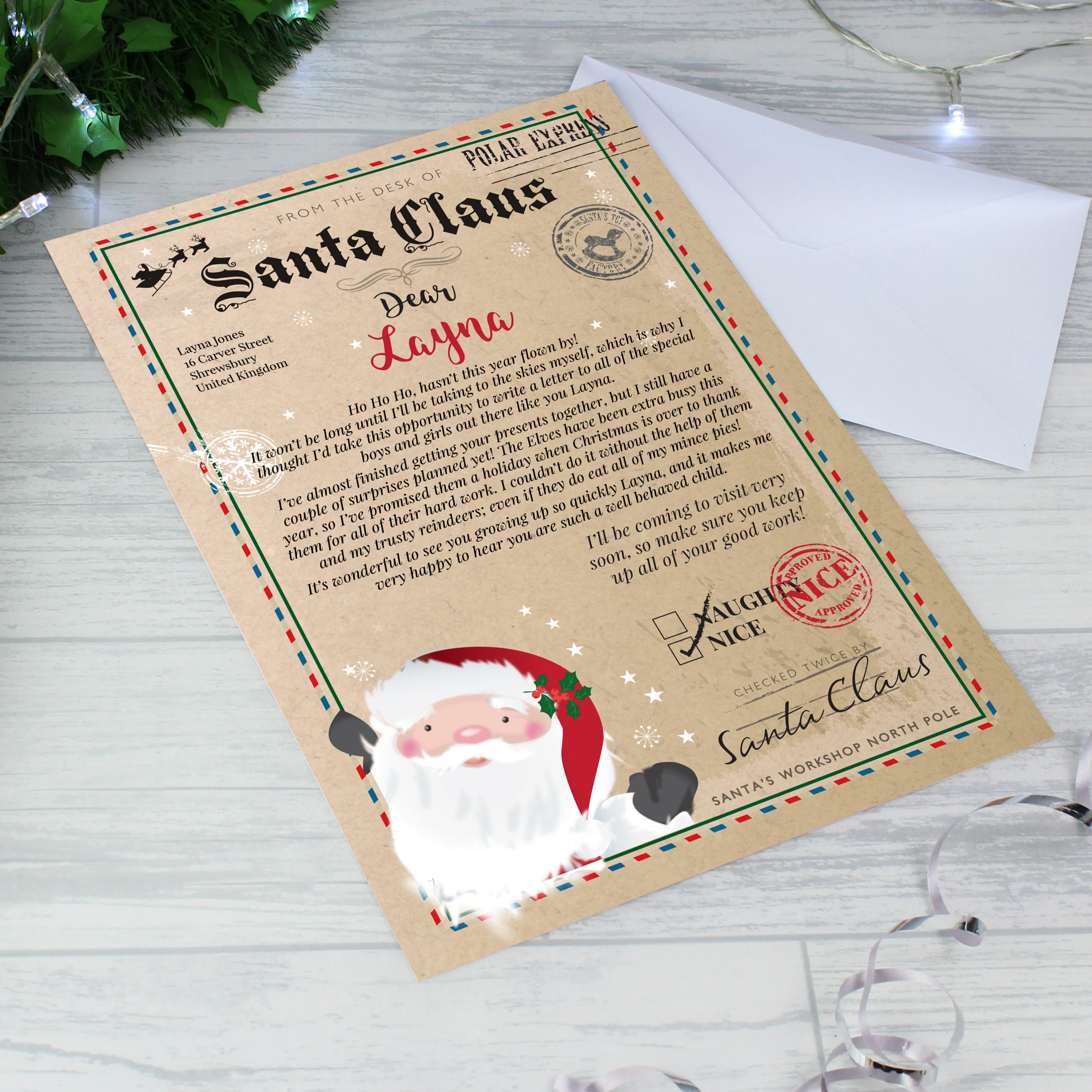 Personalised Santa Claus Letter - Image 5
