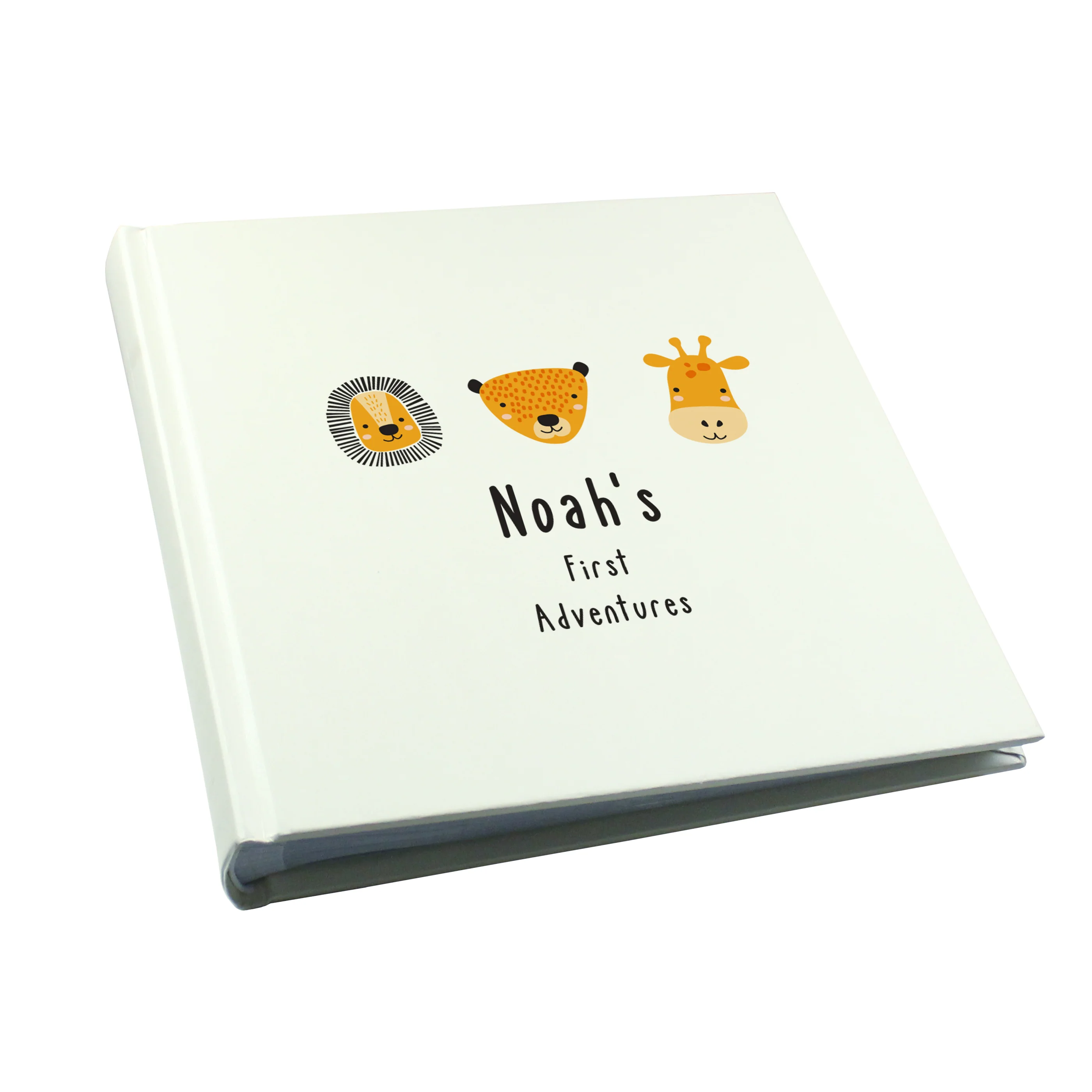 Personalised Scandi Safari Animals Square Photo Album - Image 5