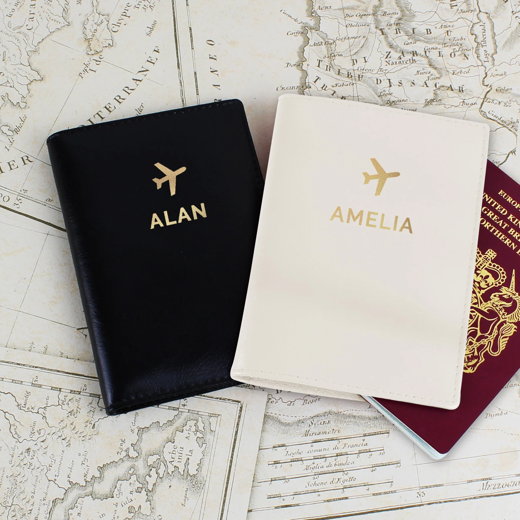 Personalised Set of 2 Passport Holders - Image 3