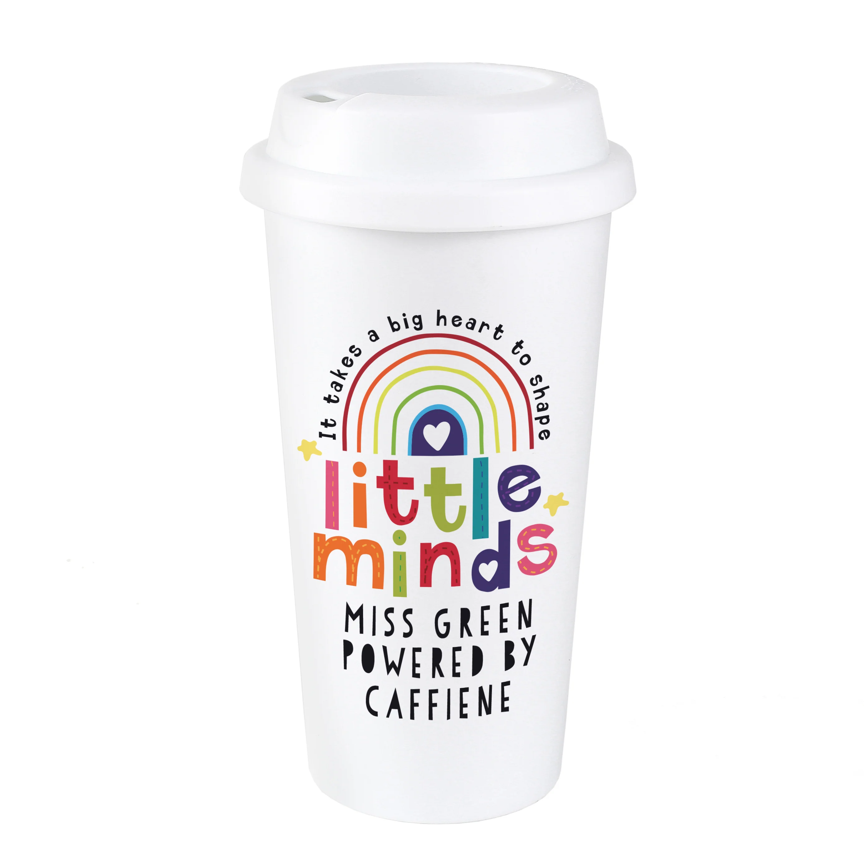 Personalised Shape Little Minds Travel Mug - Image 5
