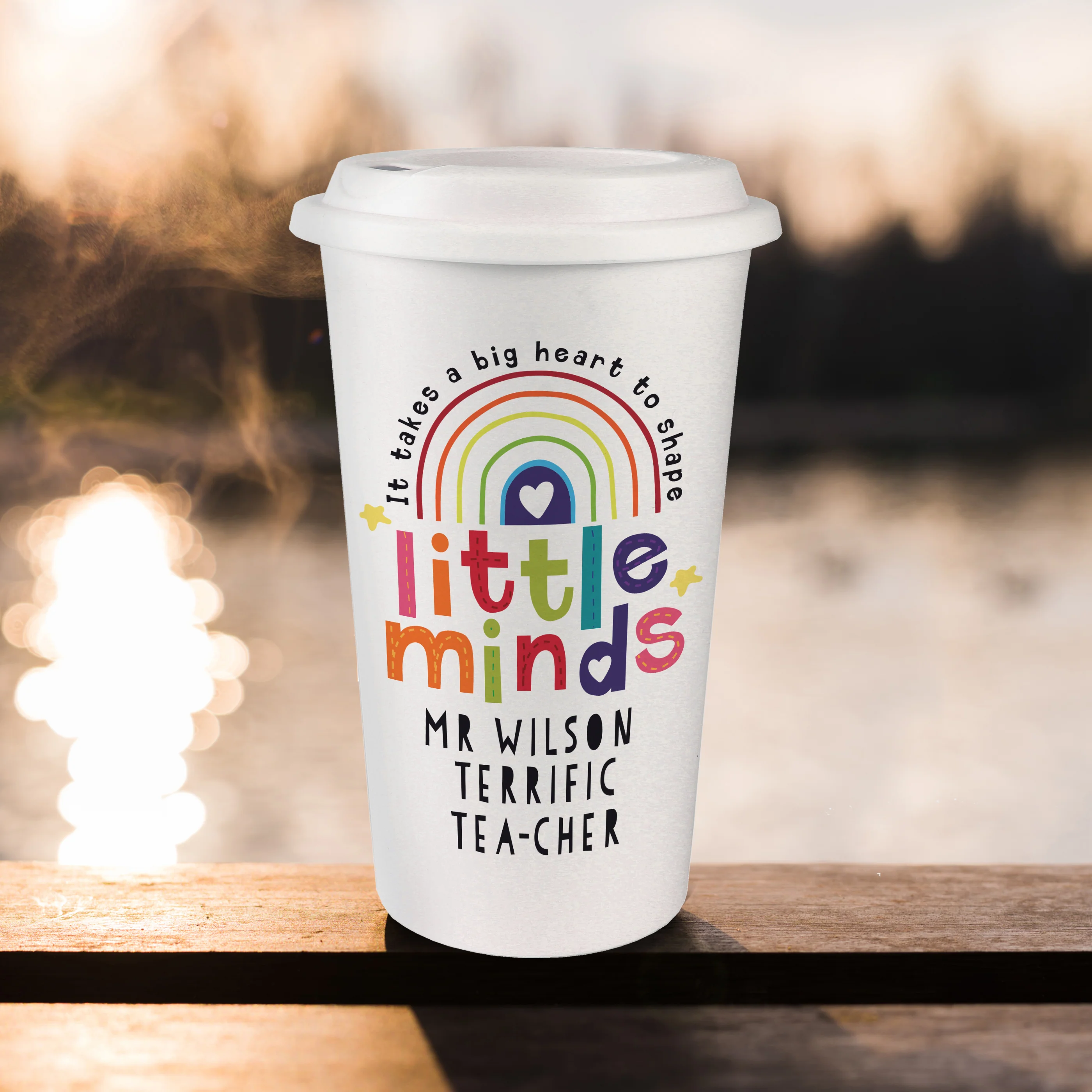 Personalised Shape Little Minds Travel Mug - Image 6