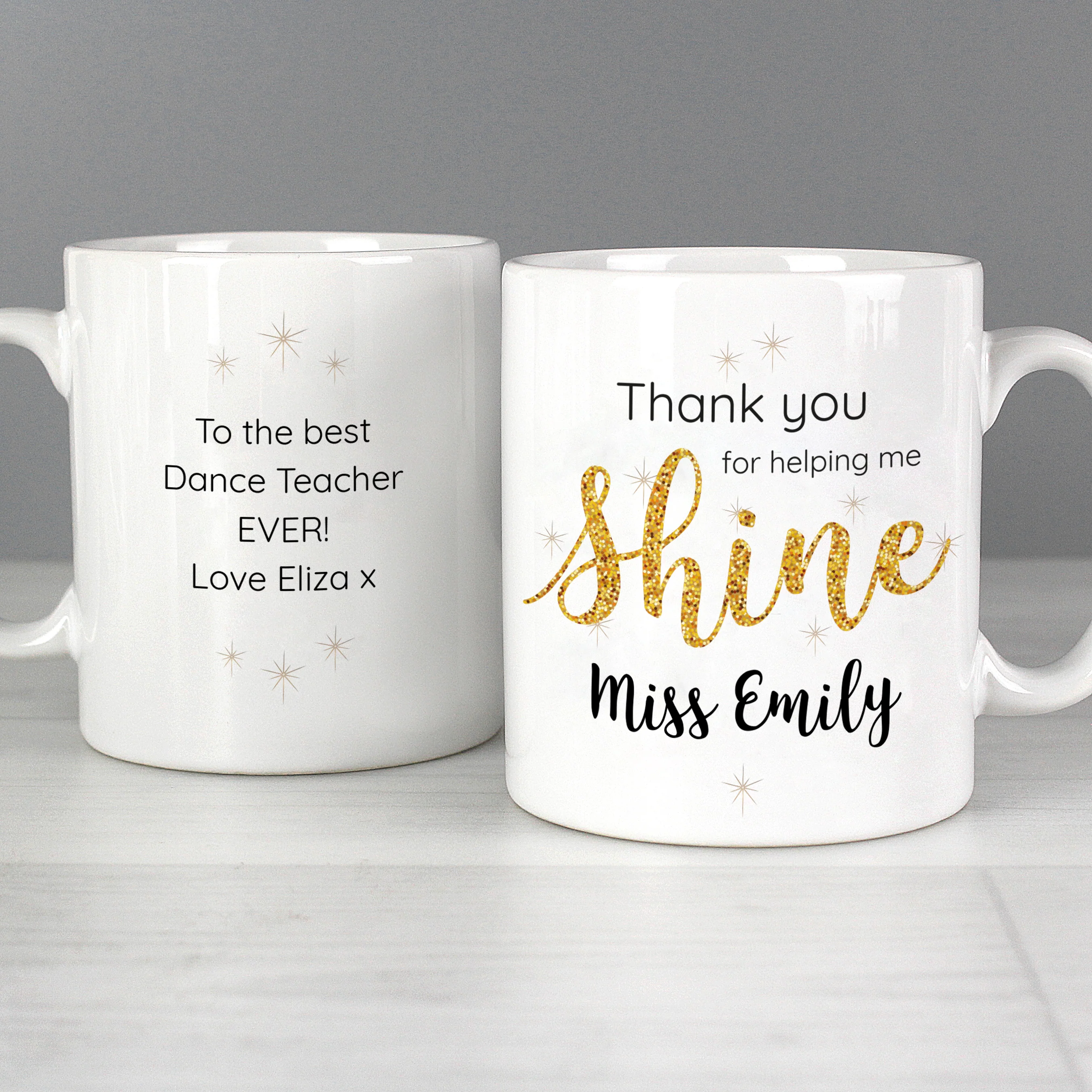 Personalised Shine Teacher Mug - Image 3