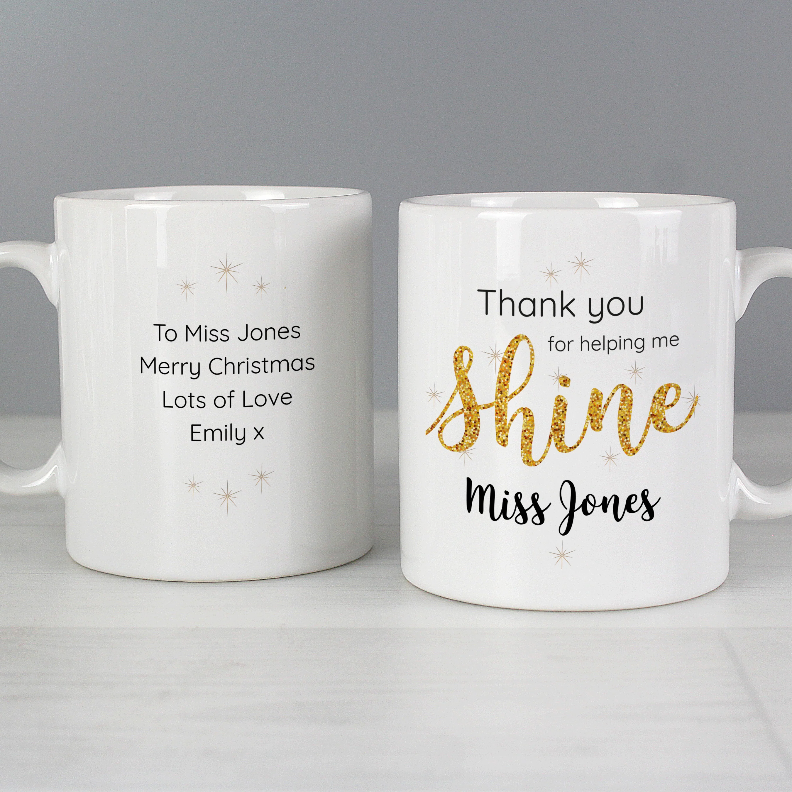 Personalised Shine Teacher Mug - Image 4