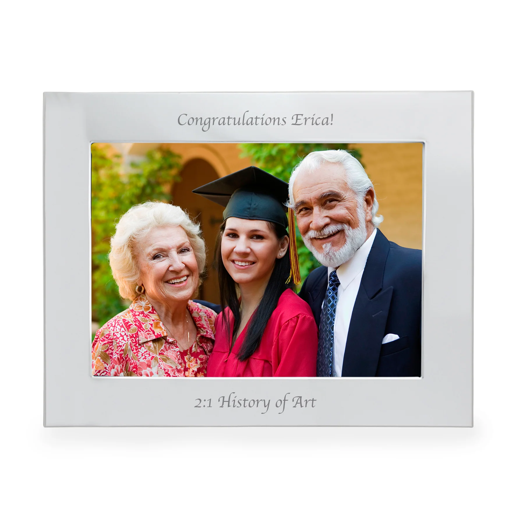 Personalised Silver 5x7 Landscape Photo Frame - Image 13