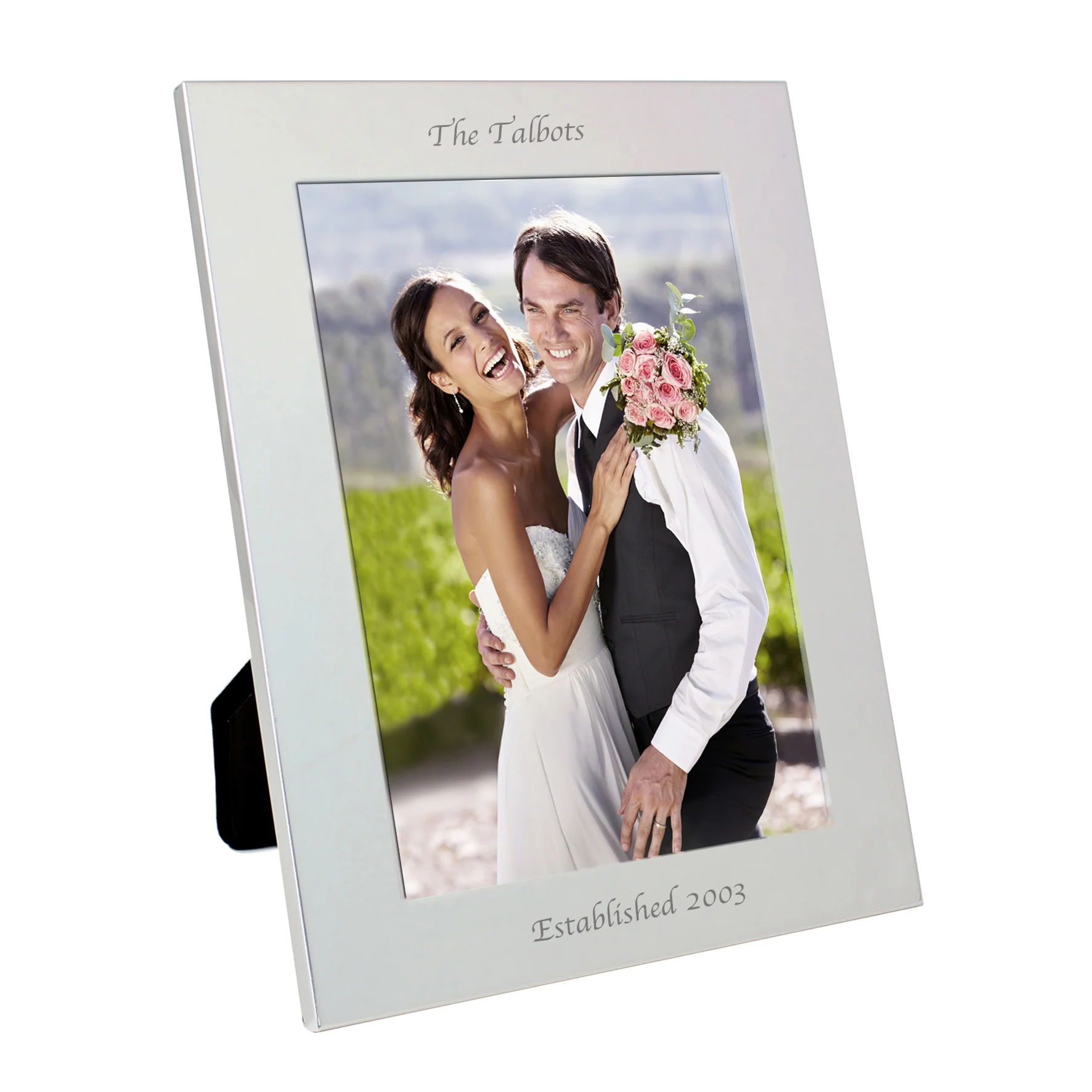 Personalised Silver 5x7 Photo Frame - Image 4