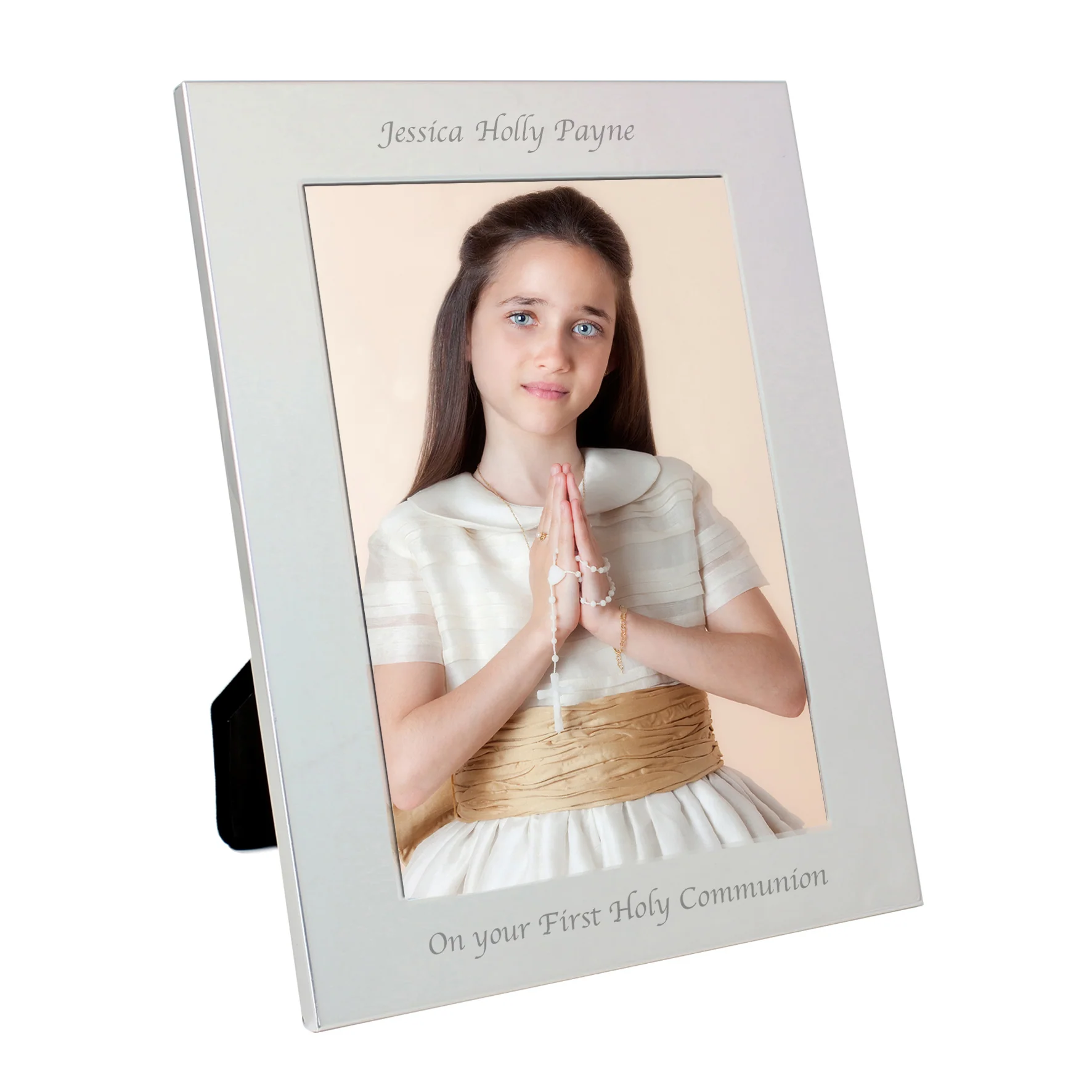 Personalised Silver 5x7 Photo Frame - Image 5