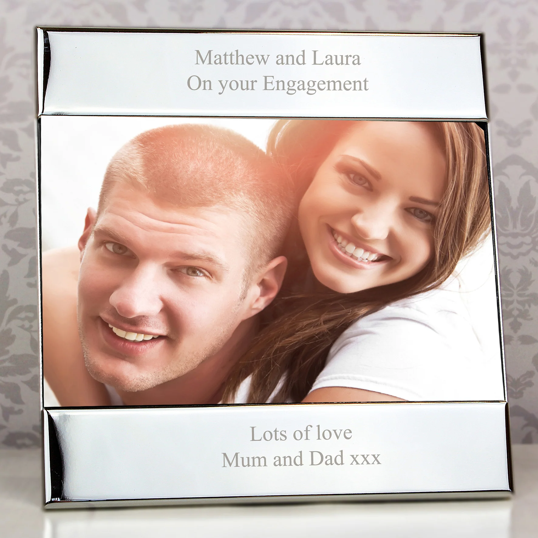 Personalised Silver 6x4 Photo Frame - Image 7