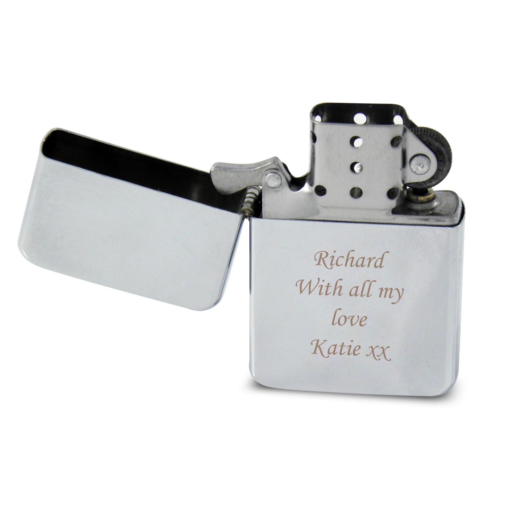 Personalised Silver Lighter - Image 3