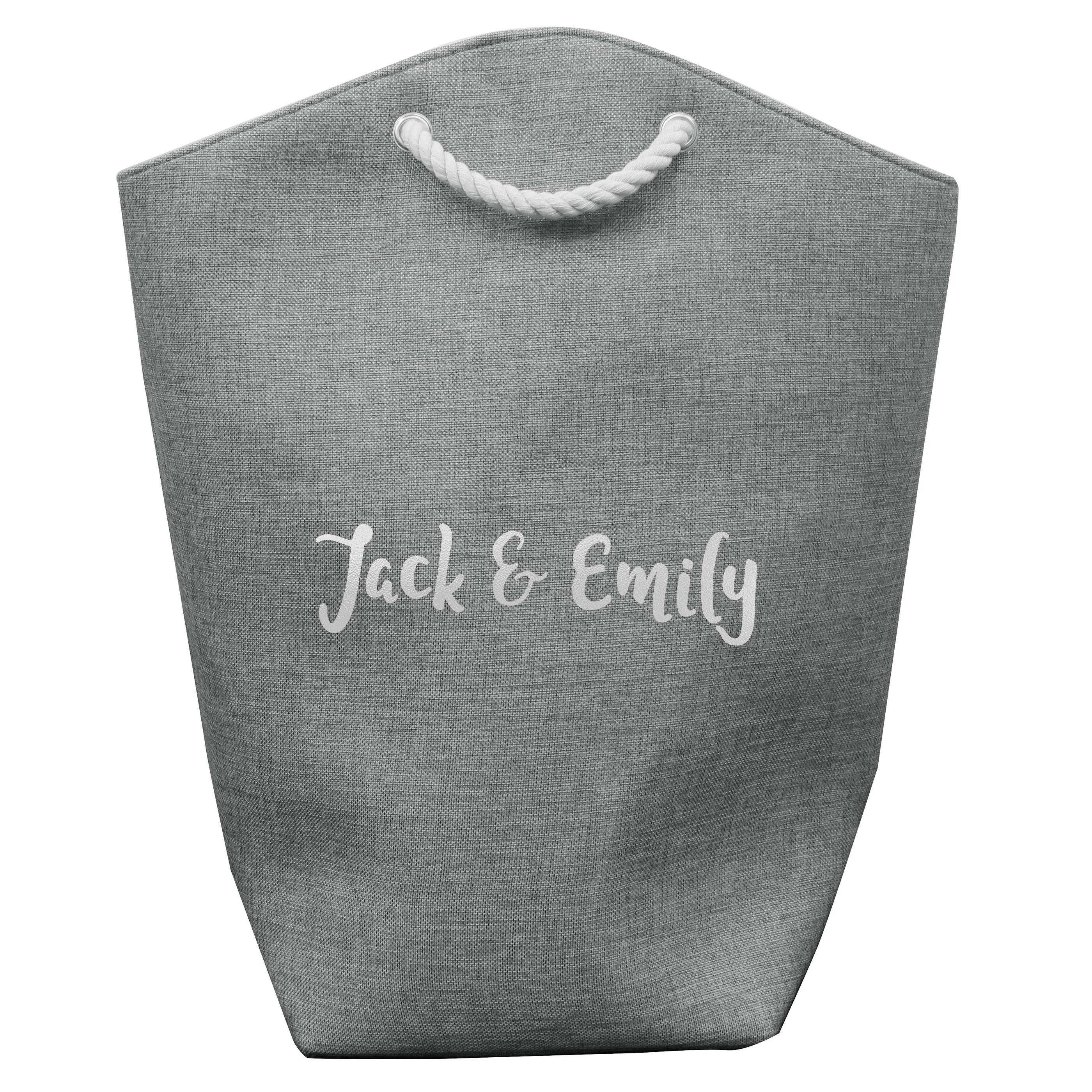 Personalised Silver Name Storage Bag - Image 2