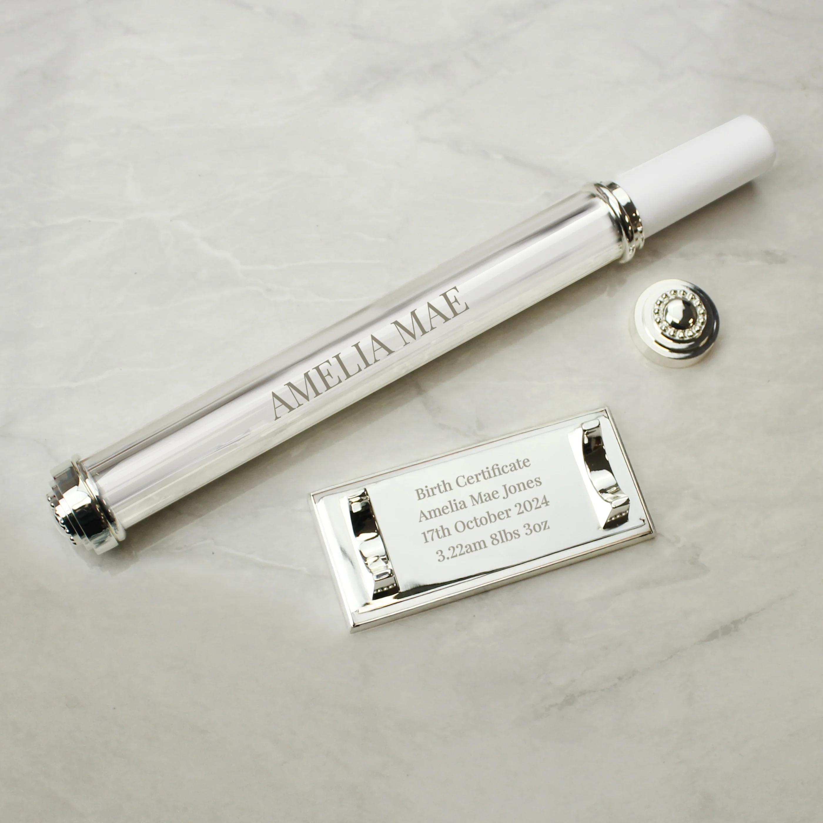 Personalised Silver Plated Certificate Holder - Image 2
