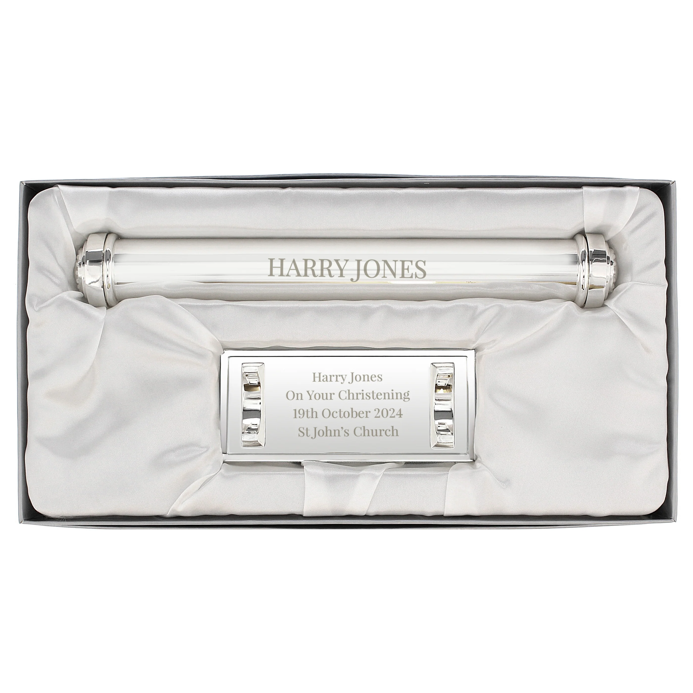 Personalised Silver Plated Certificate Holder - Image 5