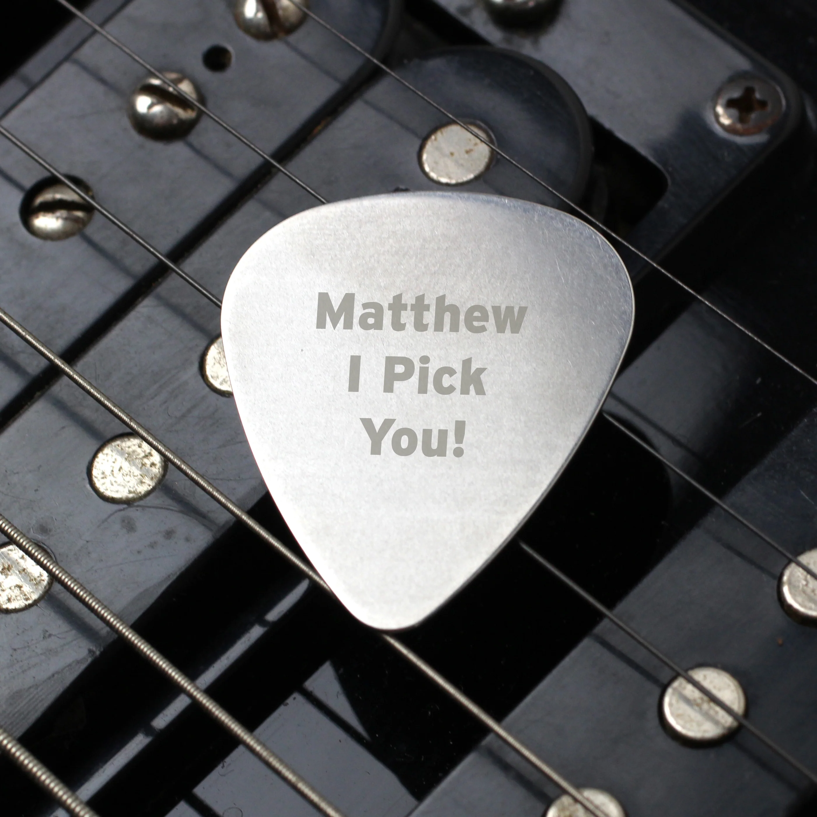 Personalised Silver Plectrum - Image 6