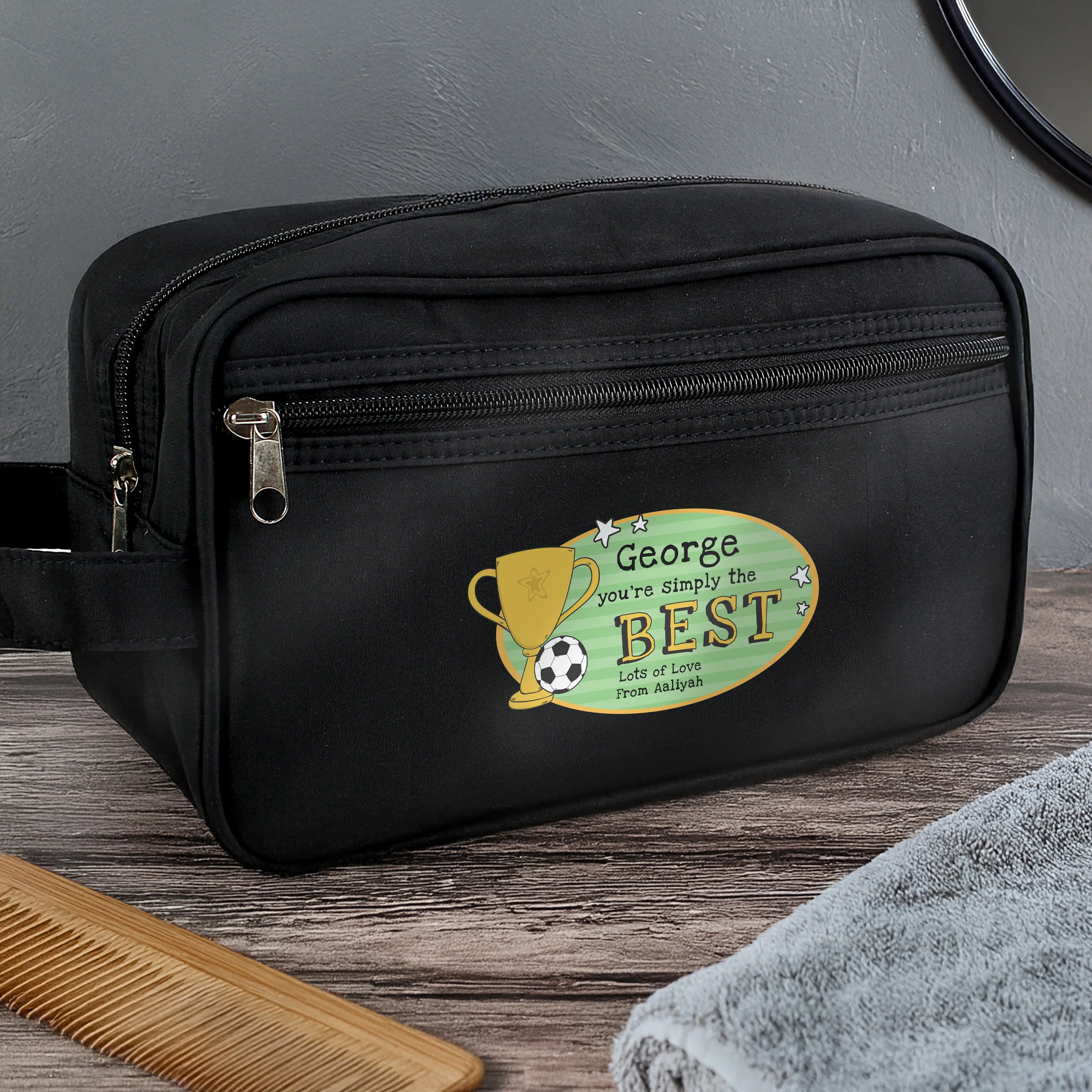 Personalised Simply The Best Toiletry Bag - Image 2